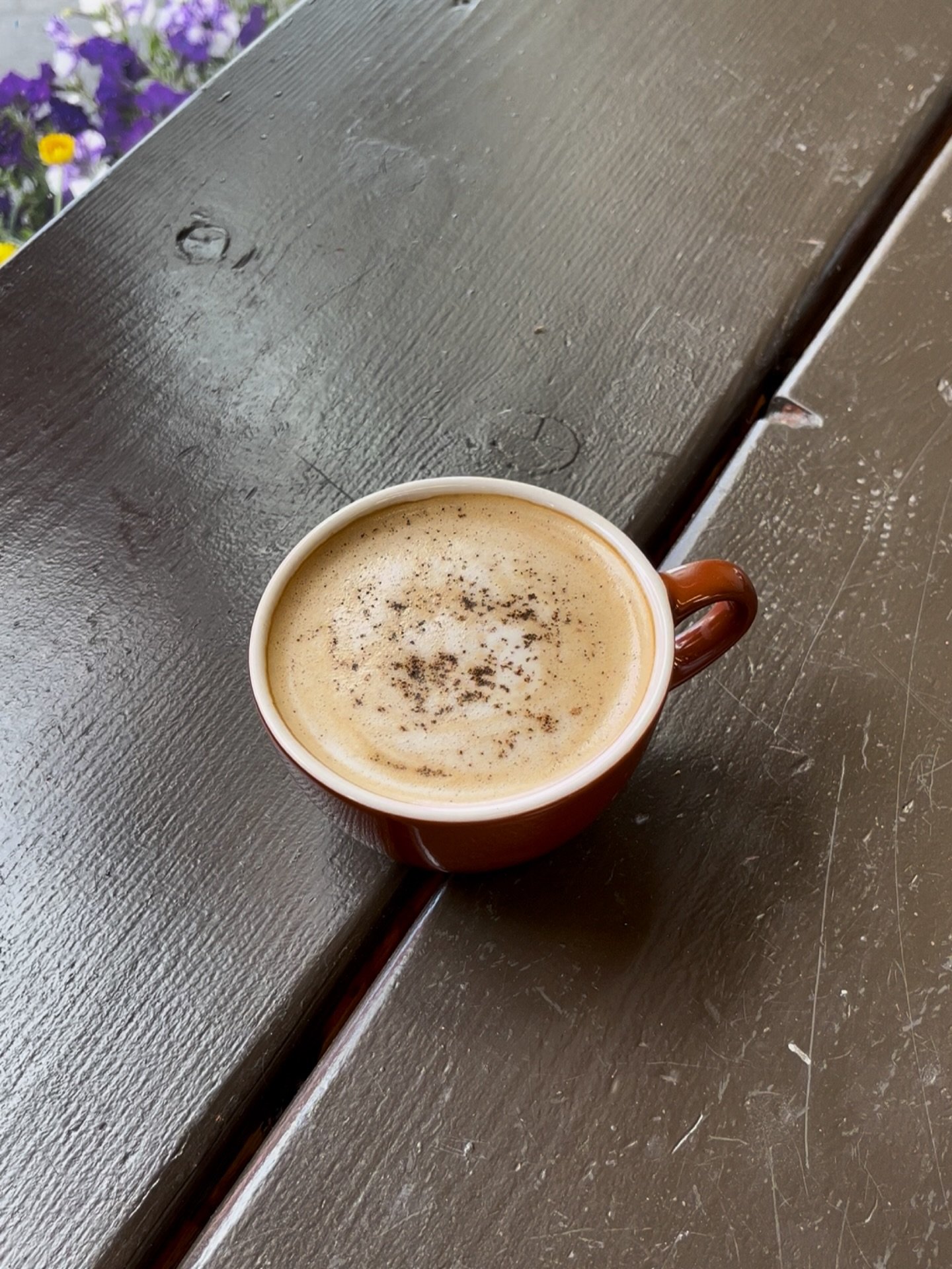 Cold outside, warm coffee inside ☕❄️ Come warm up with us.