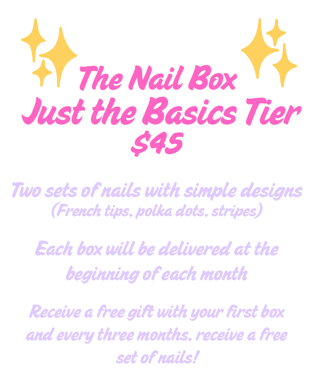 The Nail Box - Just the Basics Tier