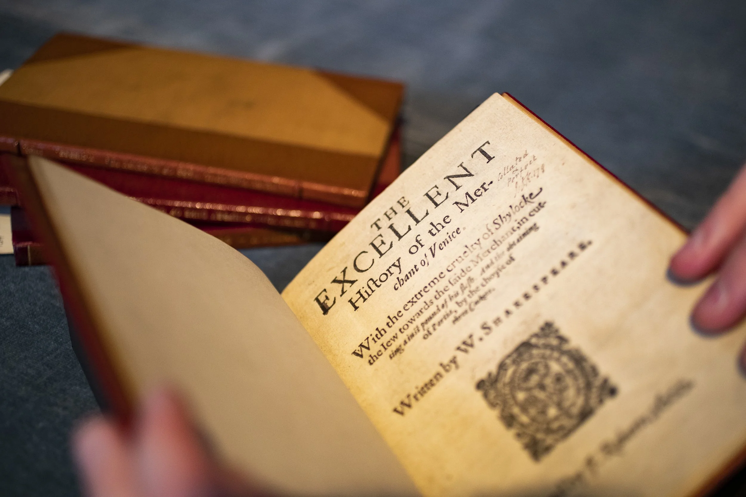 William Shakespeare (1564-1616), The excellent history of the merchant of Venice... [London] : Printed by I. Roberts [i.e. by William Jaggard for Thomas Pavier], 1600 [i.e. 1619]. 