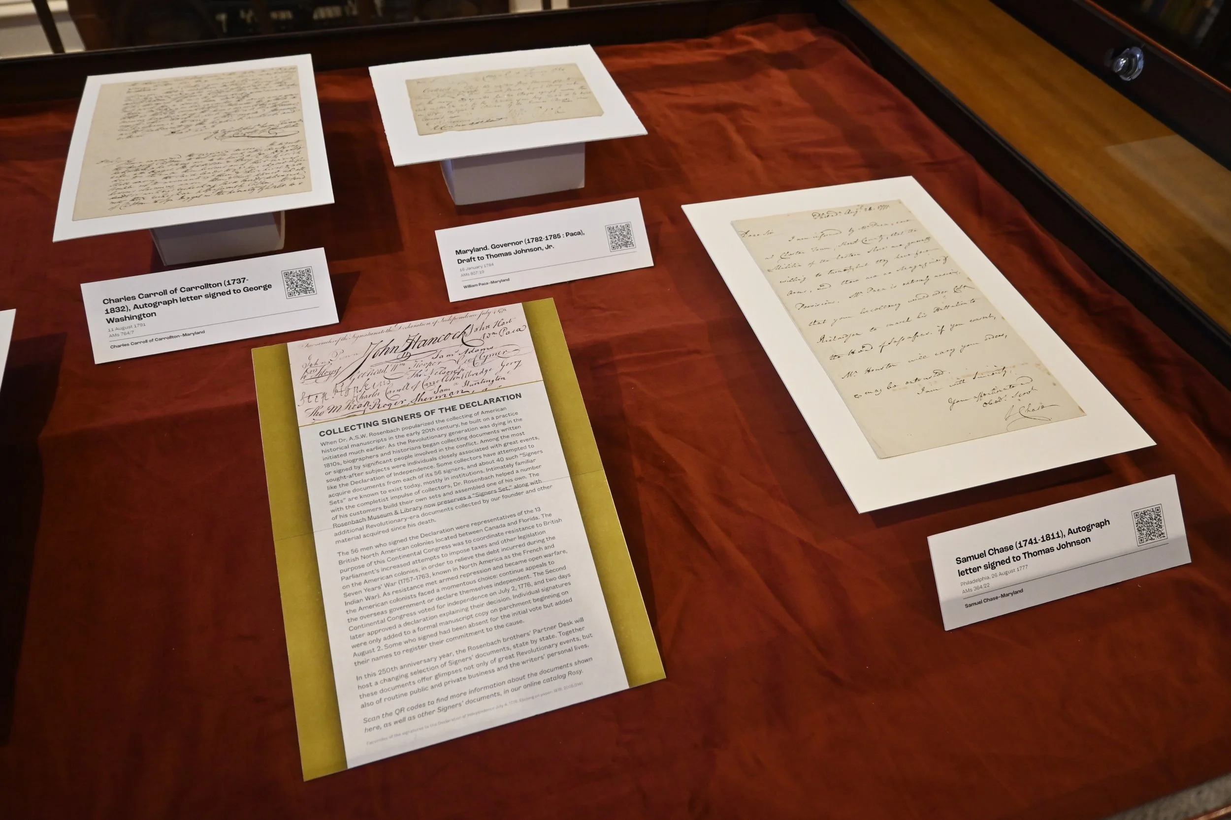 Collecting Signers of the Declaration - Maryland