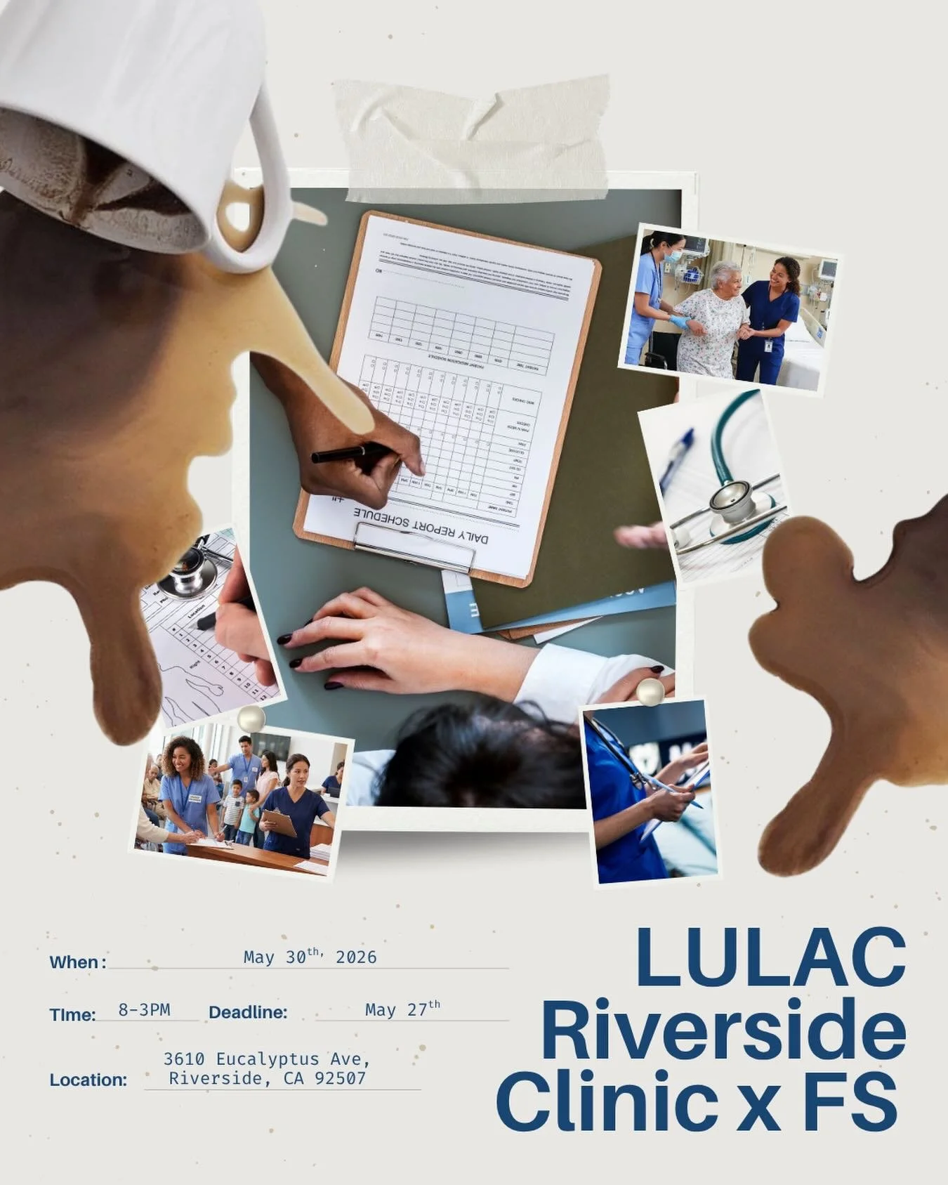 ‼️POSTPONED‼️

The volunteering isn&rsquo;t over yet! 🚑

Join us on Saturday, May 30th and give a helping hand at LULAC Clinic! Make sure to signup via the form in our linktree by May 27th, shuttling will be provided. Hope to see you there 😆