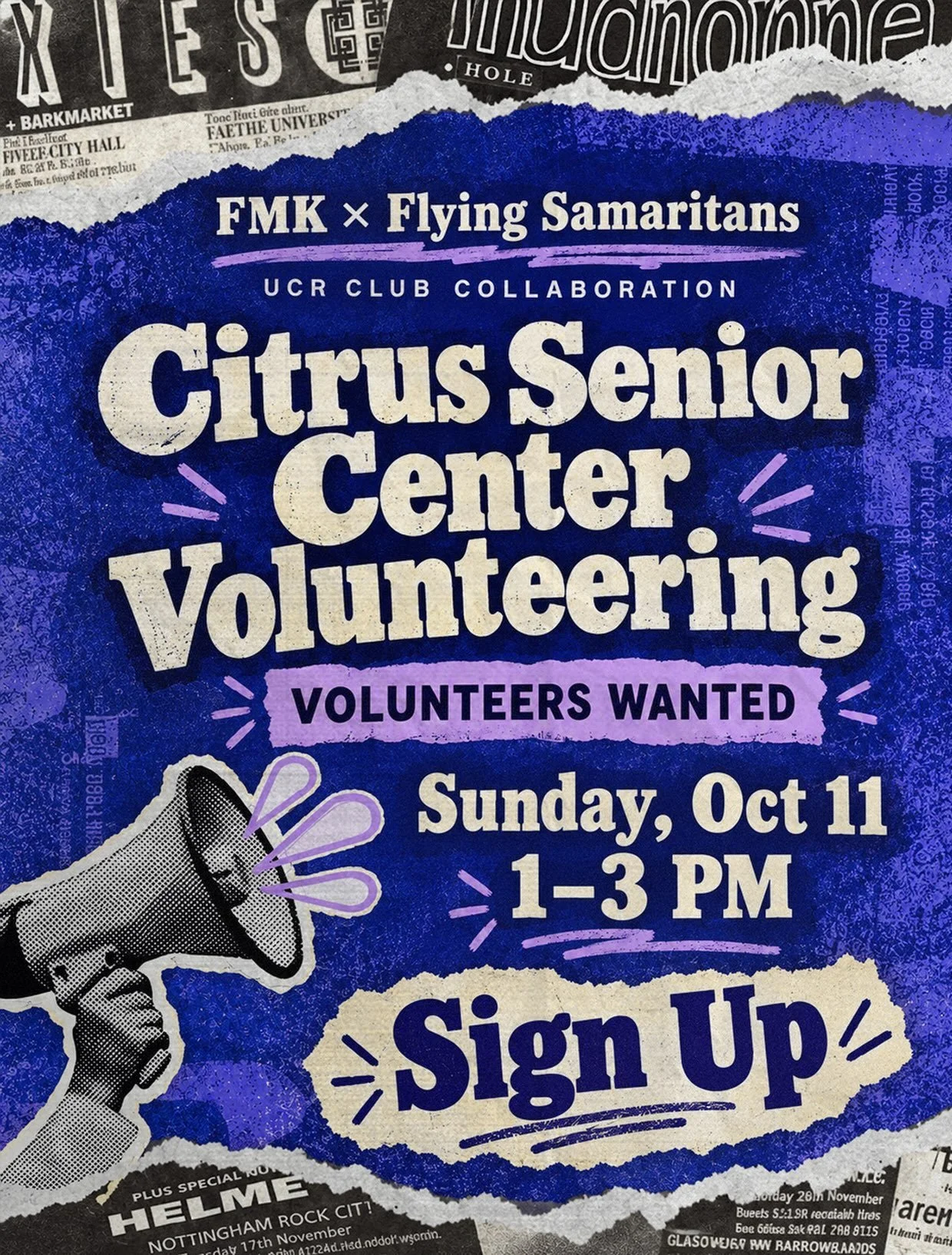 Hello Flying Samaritans! Take the chance to earn bonus clinic points with our volunteering collaboration with Project Forget Me Knot at UCR! Shuttling will be provided and more details, as well as sign up forms can be found on the @fmkucr linktree!