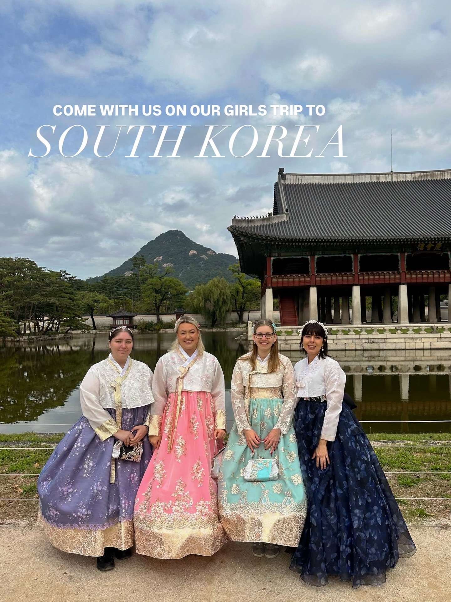 allll the info that you need about our girls trip to south korea 🇰🇷 comment KOREA &amp; we&rsquo;ll send you the full itinerary + details on how to book! 

there are only 5 spaces left on this trip👀🇰🇷