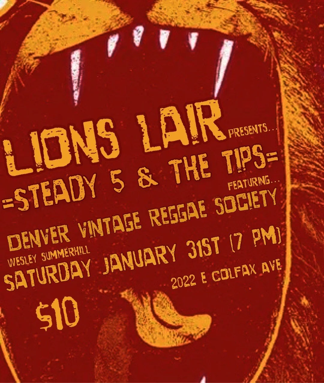 Steady 5 and The Tips / Denver Vintage Reggae Society 
