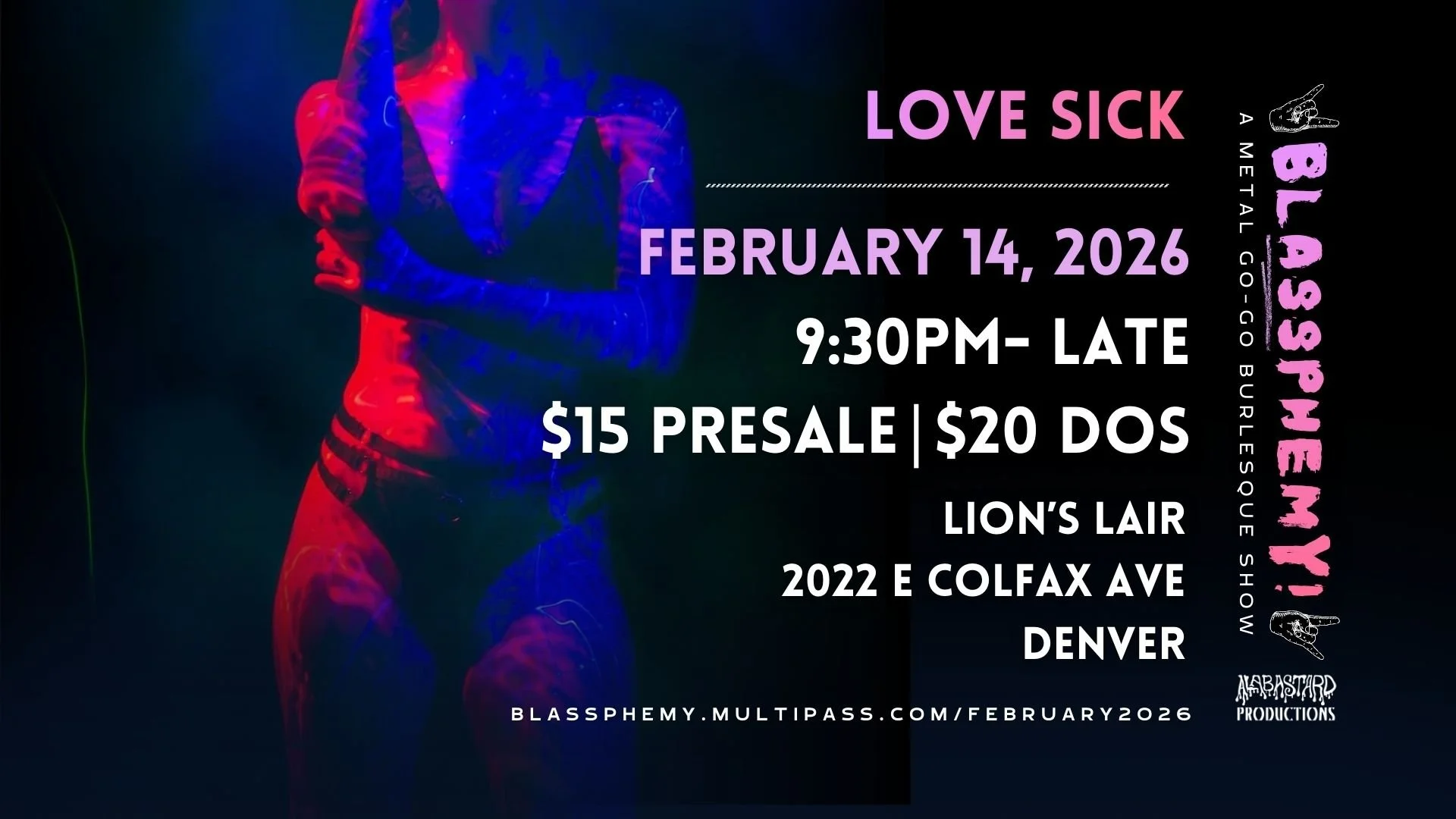 Blassphemy! A Metal GoGo-Burlesque Show: Love Sick