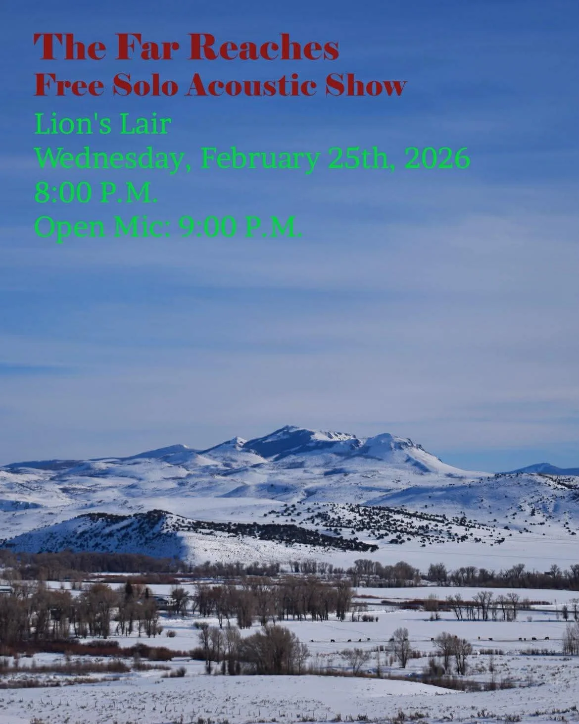 Wednesday Open Mic (Music) Spotlight: The Far Reaches 