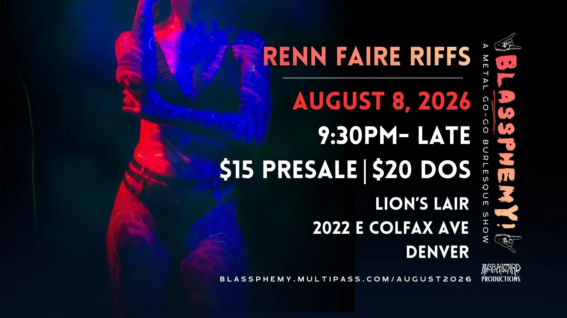 Blassphemy! A Metal GoGo-Burlesque Show: Renn Faire Riffs