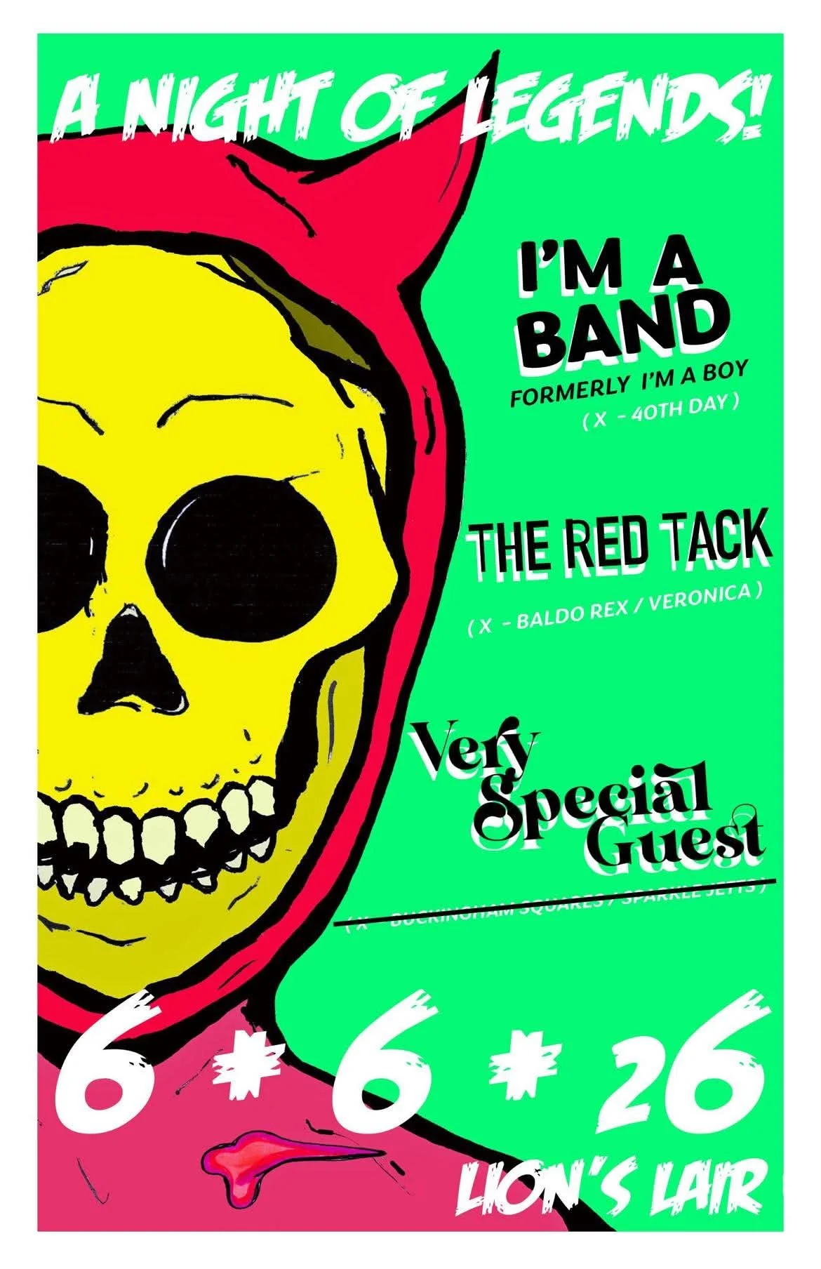 I'm a Band / The Red Tack / and a Very Special Guest