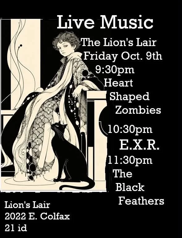 E.X.R. / Danny and the Black Feathers / Heart Shaped Zombie