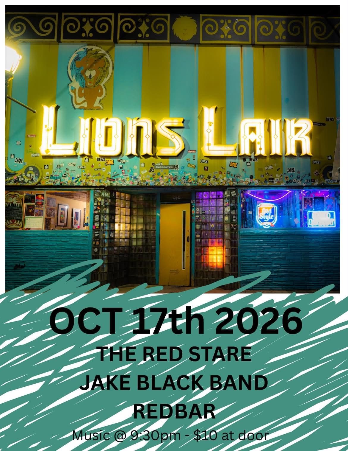 The Red Stare / Jake Black Band / Red Bar