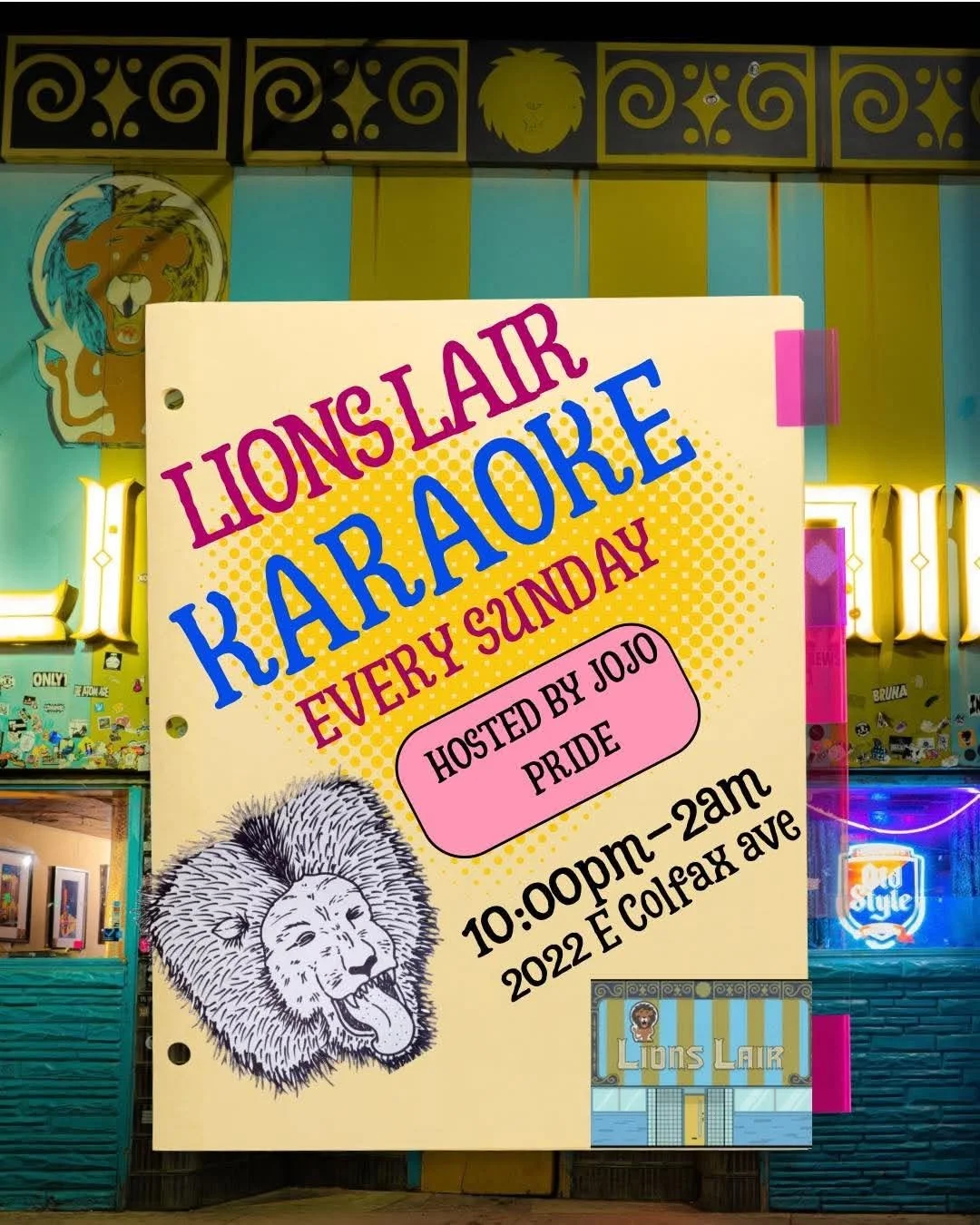 Karaoke at Lion's Lair Hosted by Jojo Pride