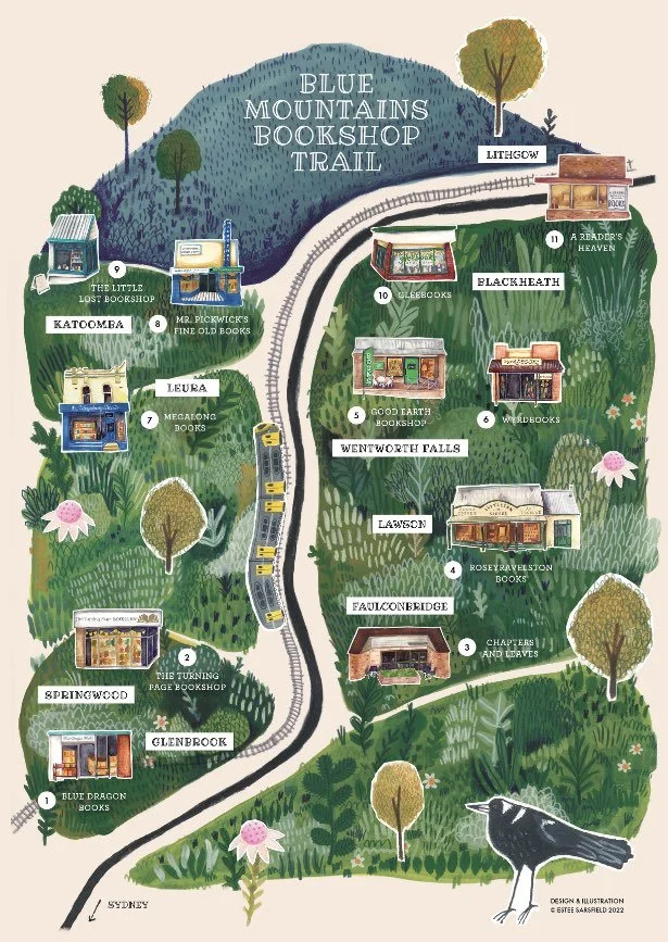 blue mountain book trail