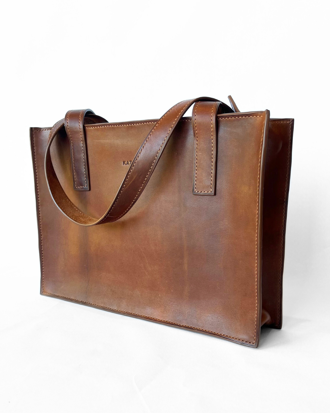 Bespoke soft briefcase in culatta