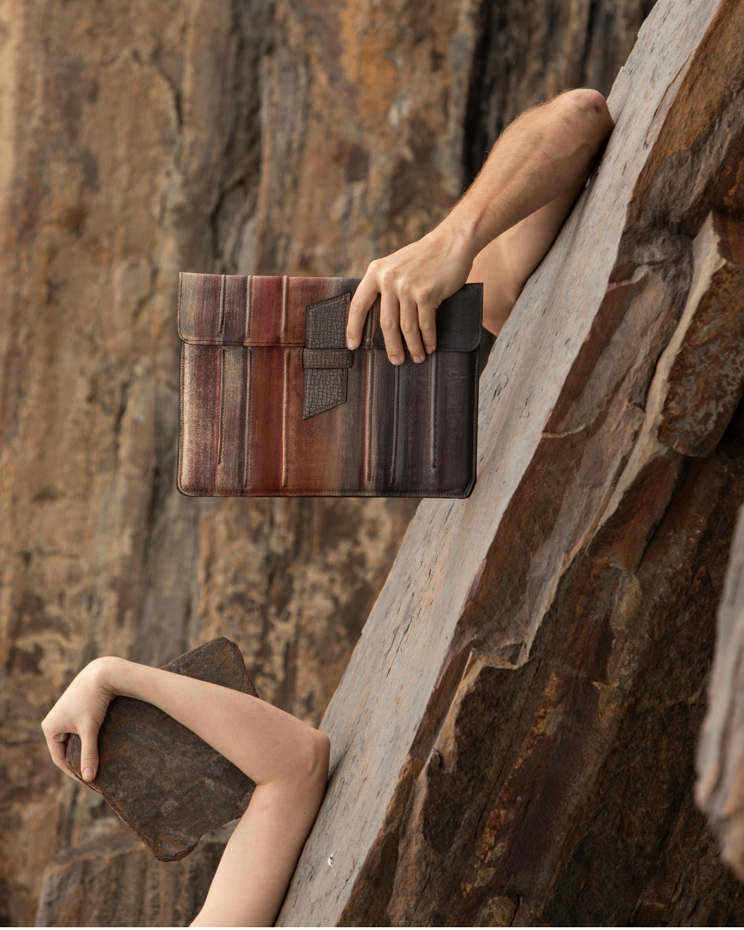 KIESLER, hand dyed laptop sleeve