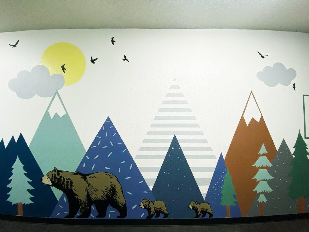 Handpainted Bear and Mountains for Calvary Chapel Preschool done by Jarrad Mendoza.jpeg