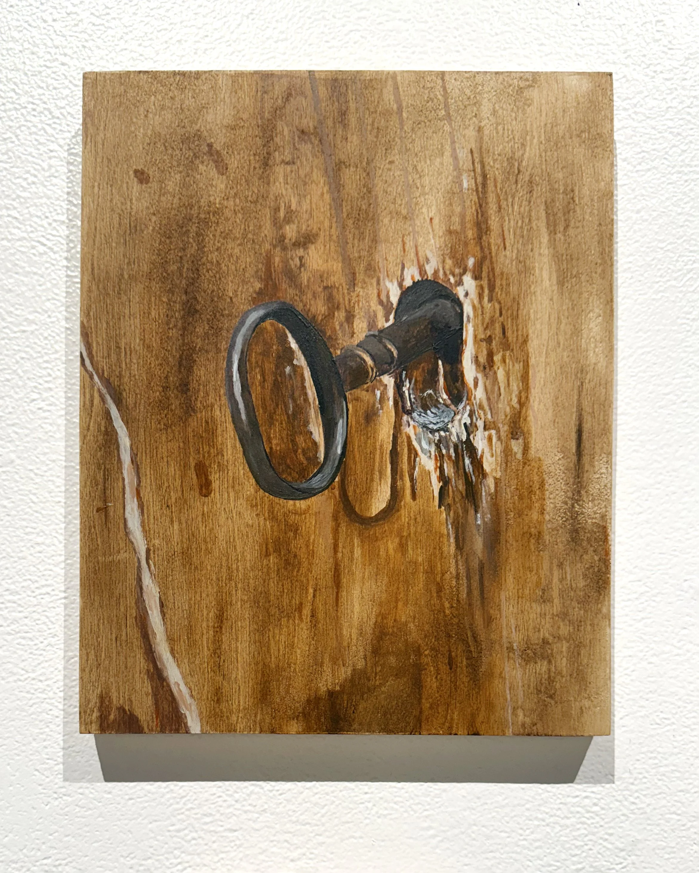 Suffering - رنج | Acrylic on wood panel, 12' x 9' | 2025