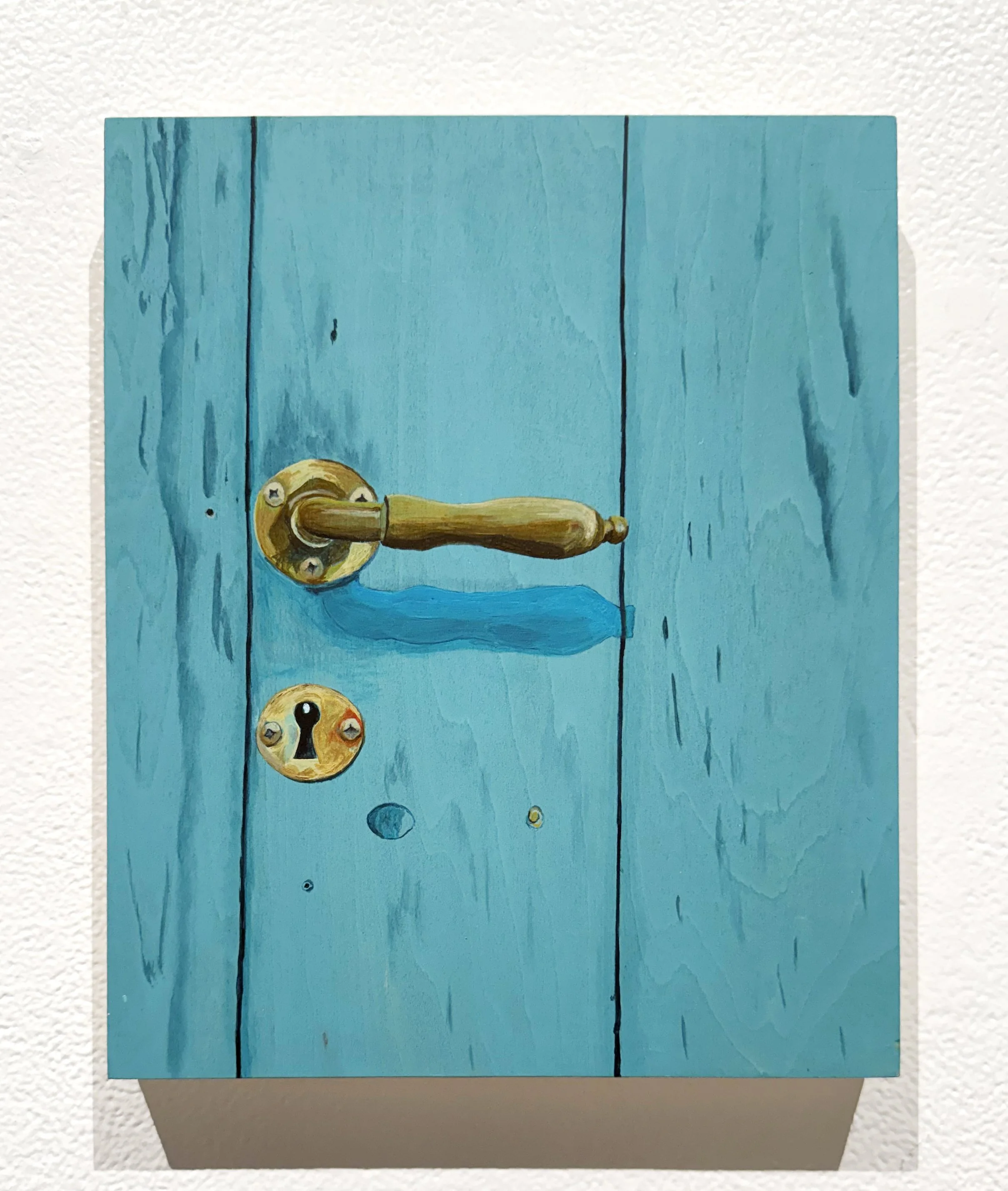 Shadow - سایه | Acrylic on wood panel, 10' x 8' | 2024