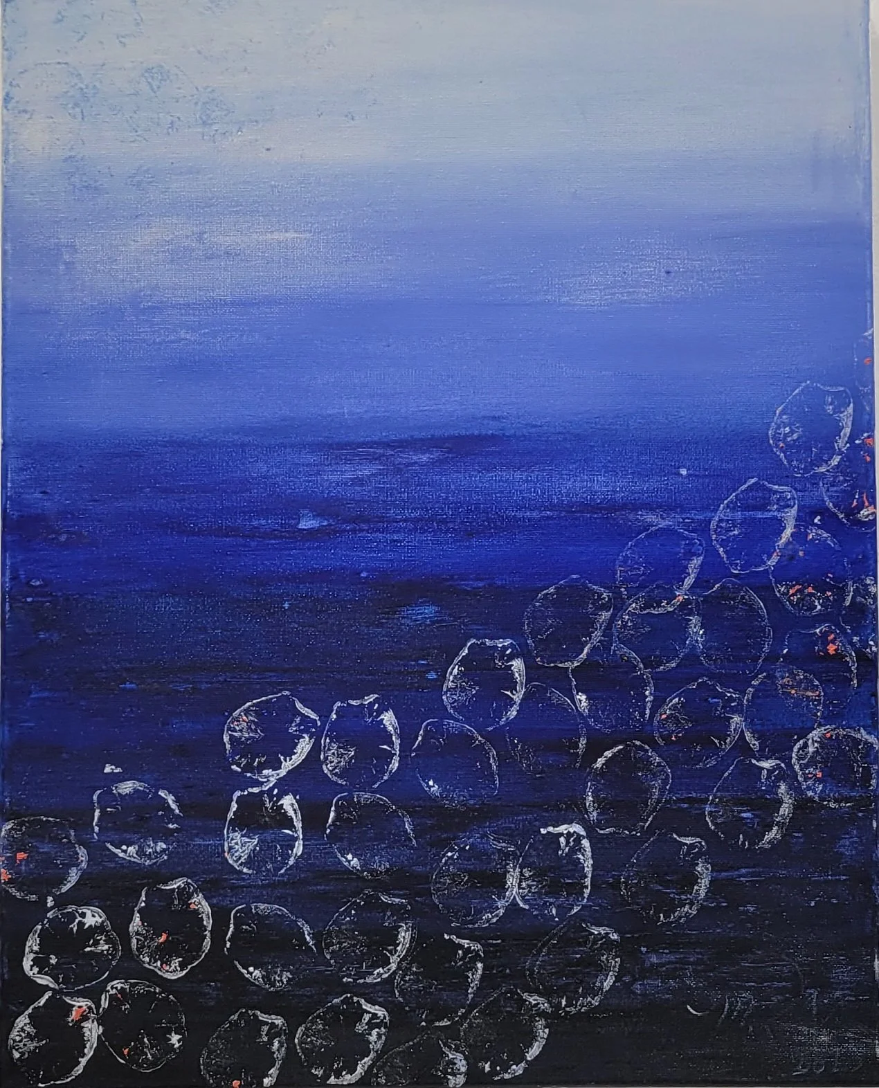Development - ارتقاع | Acrylic on canvas, 20' x 16' | 2024