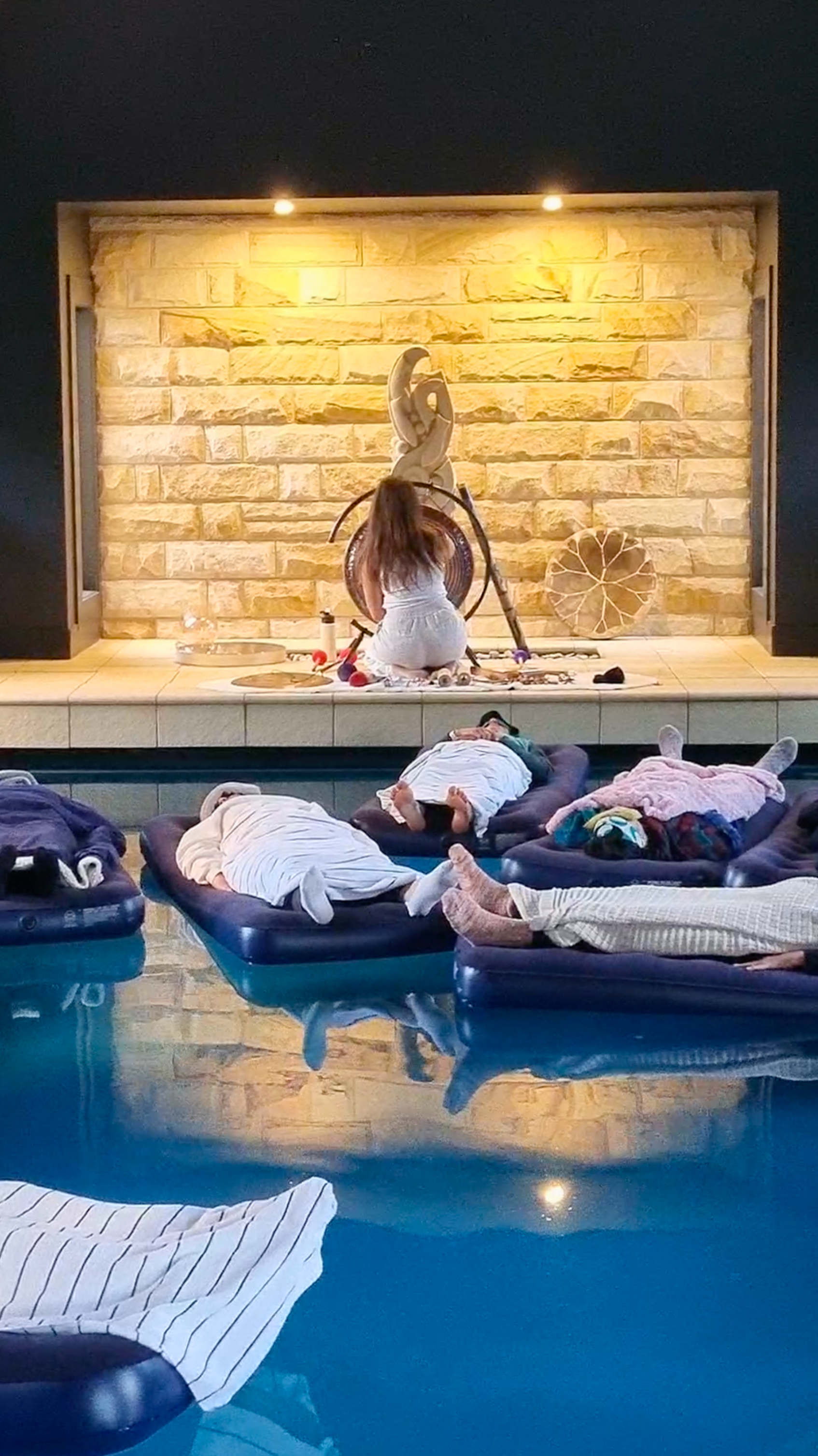 floating sound bath @lonretreat