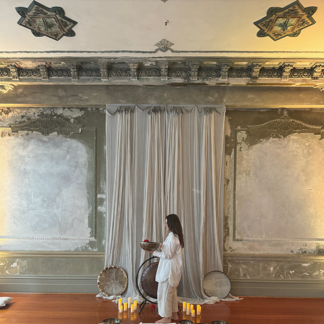 melbourne sound bath event @thegeorgeballroom