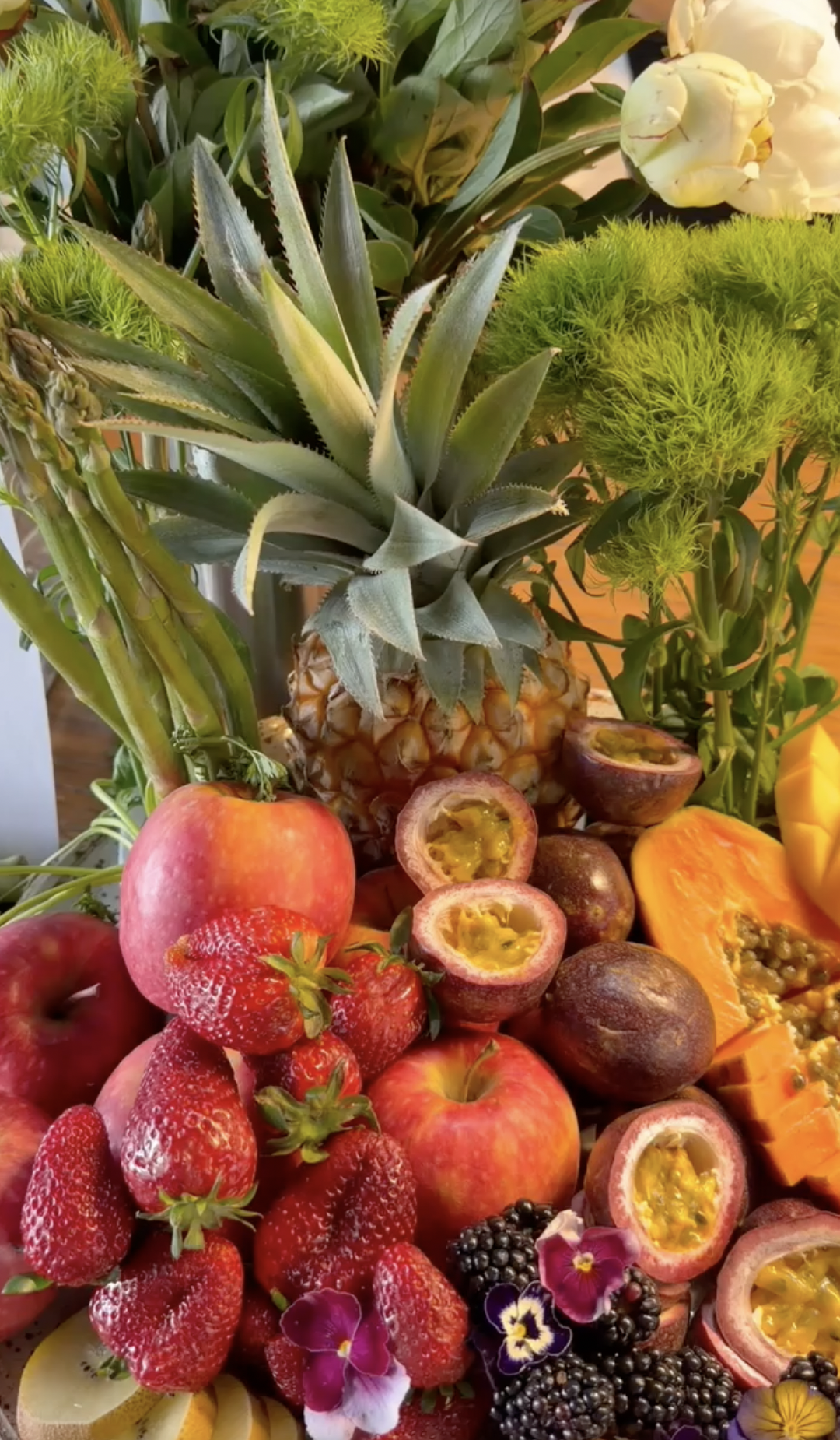 retreat with seasonal food