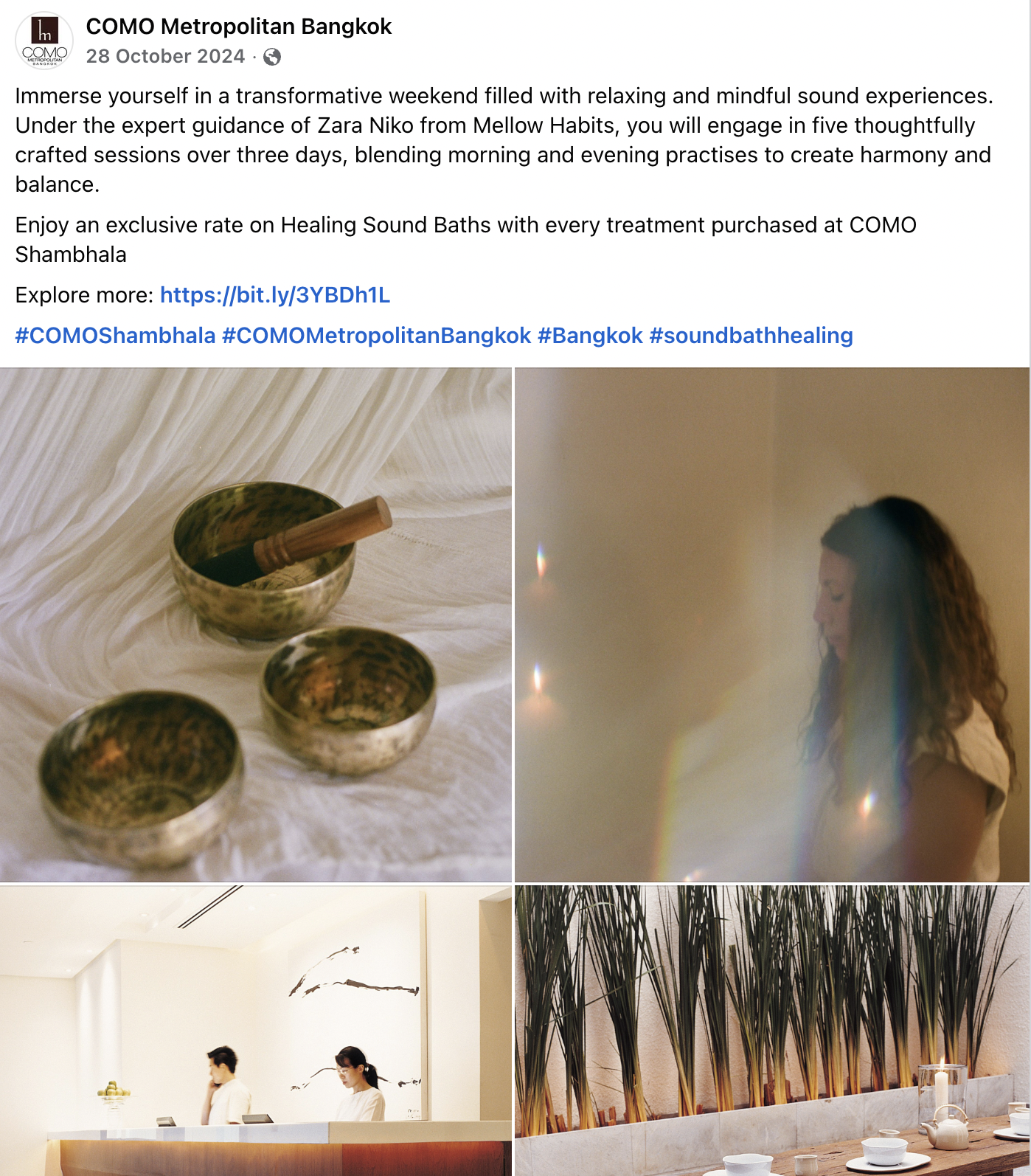 Media feature for Como Hotels Thailand