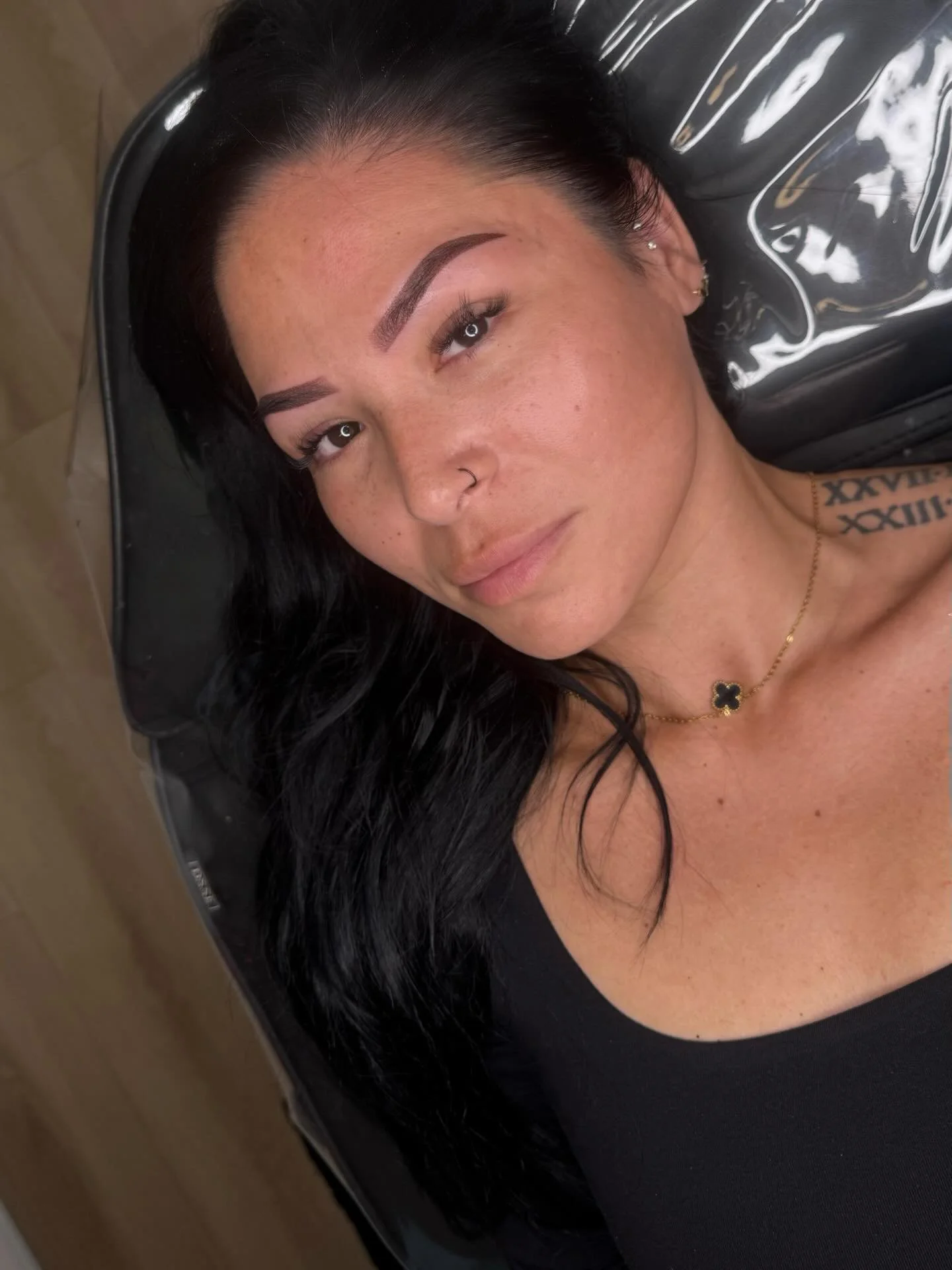 When I tell you that's a fresh tattoo delivered by yours truely 🧚&zwj;♀️ 💫

OH YEAHHHHH, @ness_paunovic hit me up for a sculpt recently and when I nailed the brief she trusted me to tattoo her brows.
Now she wakes up with brows on fleek every day b