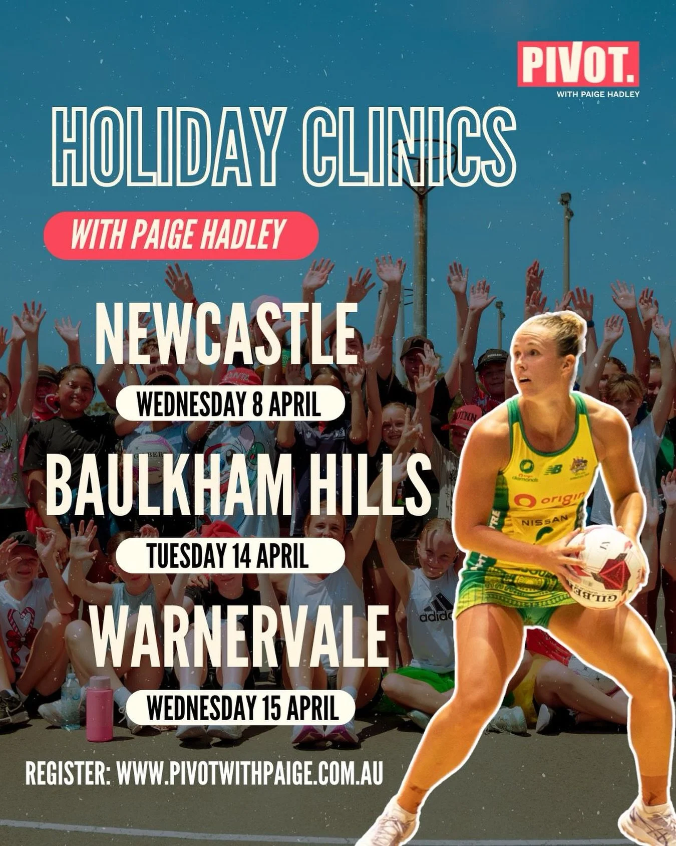 DON&rsquo;T MISS our April Holiday Clinics ✨

Big shoutout to @asicsaustralia who&rsquo;ll be providing goodies at each clinic &amp; every participant has the chance to win some @nswswifts merch too 💃🏼✨

📍NEWCASTLE - Wednesday 8th April 
📍BAULKHA