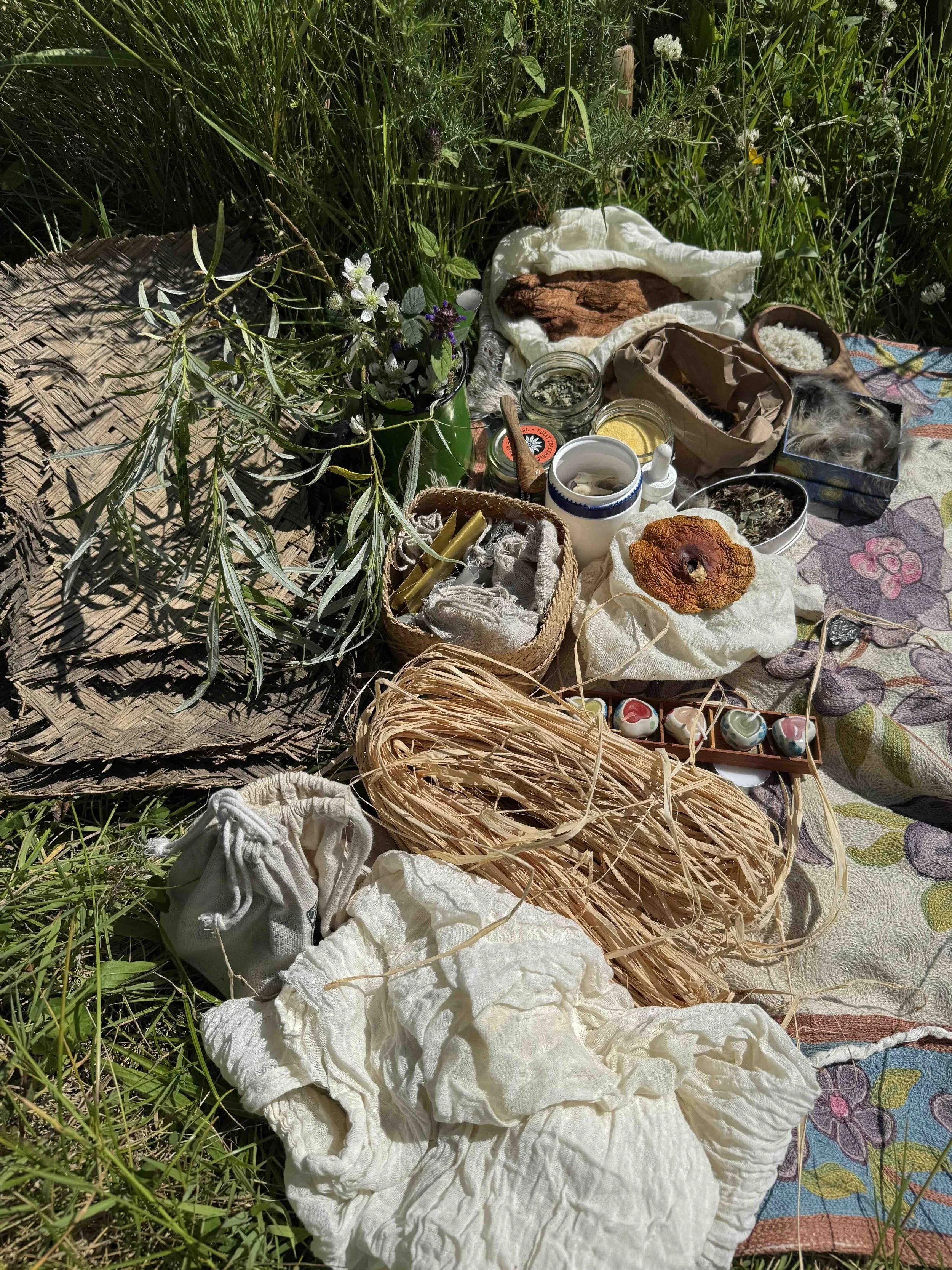 1. Gathering Despatcho components. 
Everything I have gathered has deep personal meaning.