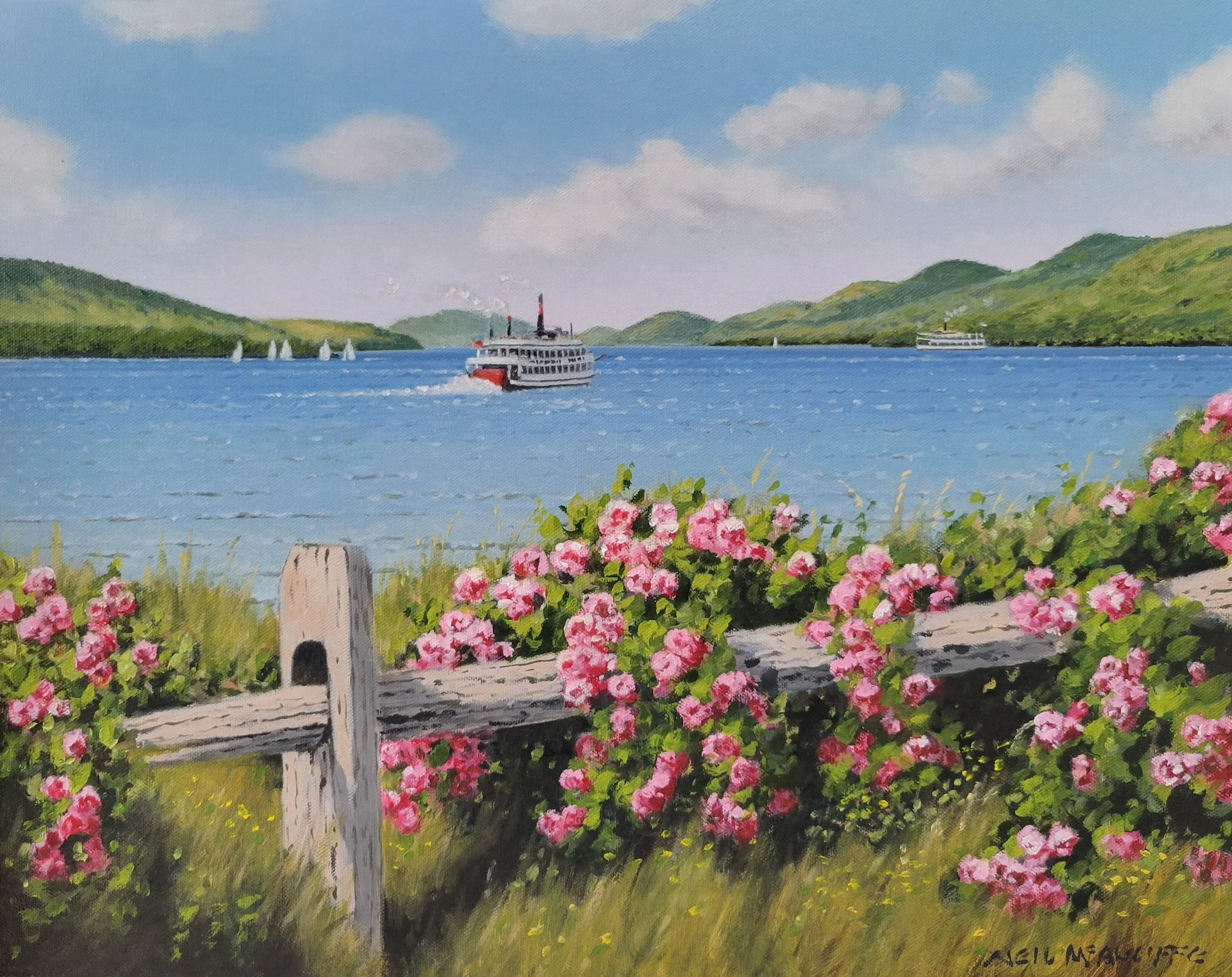 Minne Haha on Lake George, 16x20