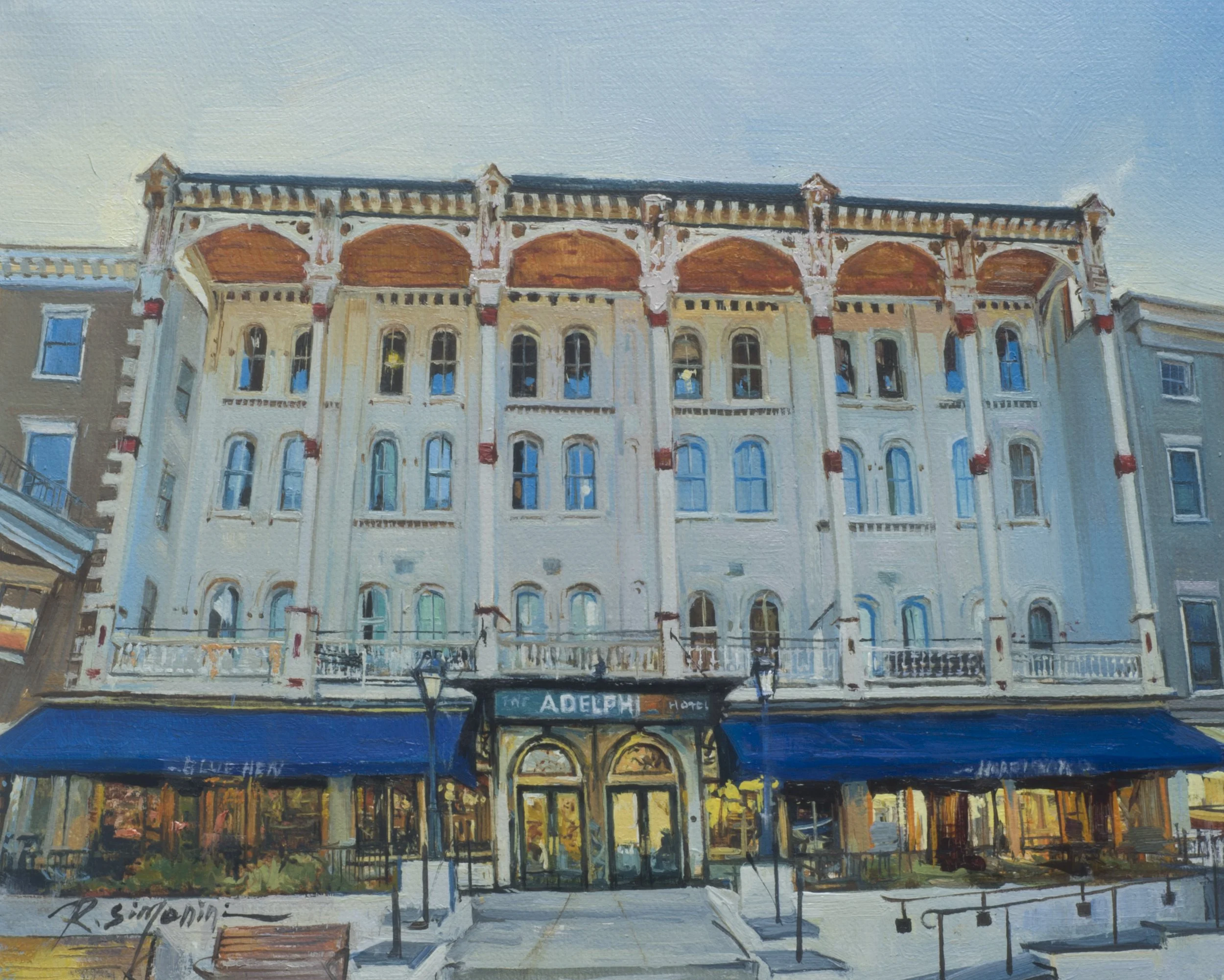 Evening at Adelphi, 8x10