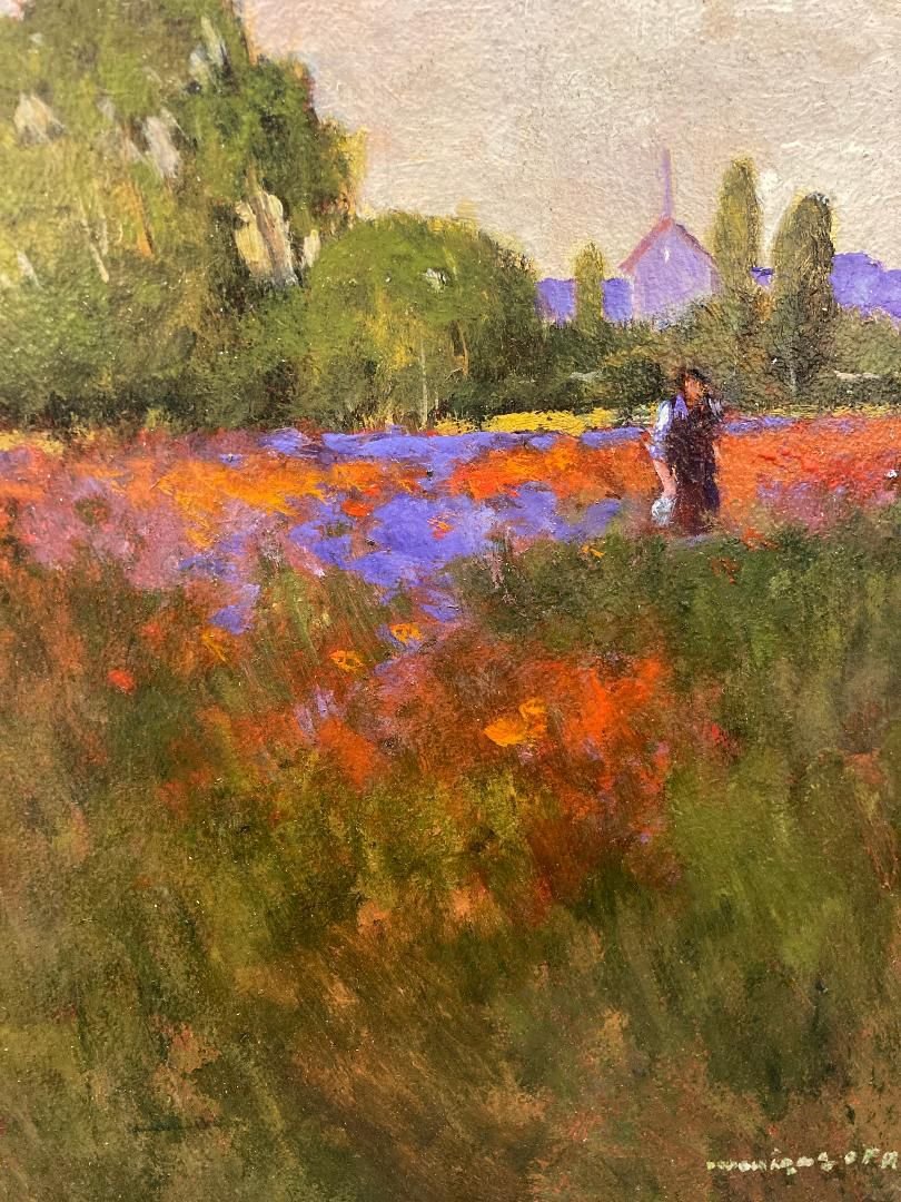 Poppies by the Village, 10x8.jpeg