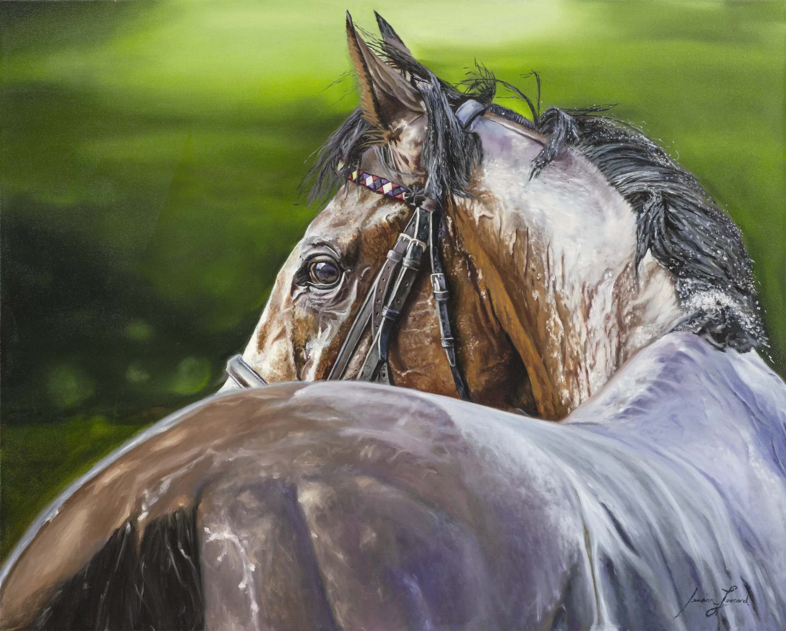“Favored”, 24x30 by Jessica Leonard