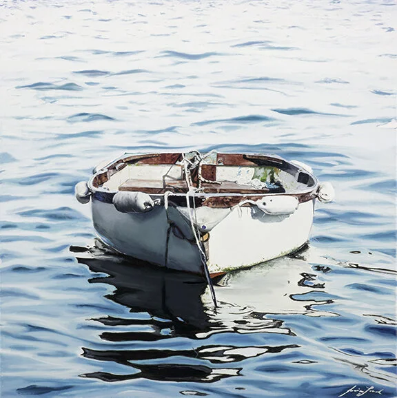 “Departure”, 24x24 by Jessica Leonard