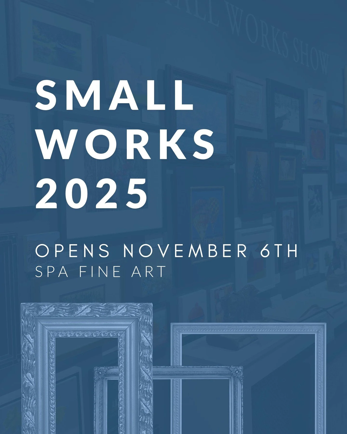 It’s that time of year again ✨
Our Annual Small Works Show opens November 6th — featuring hundreds of original pieces, all 11x14 inches or smaller and $500 or less.
From serene landscapes to bold abstracts, this festive exhibition is fi