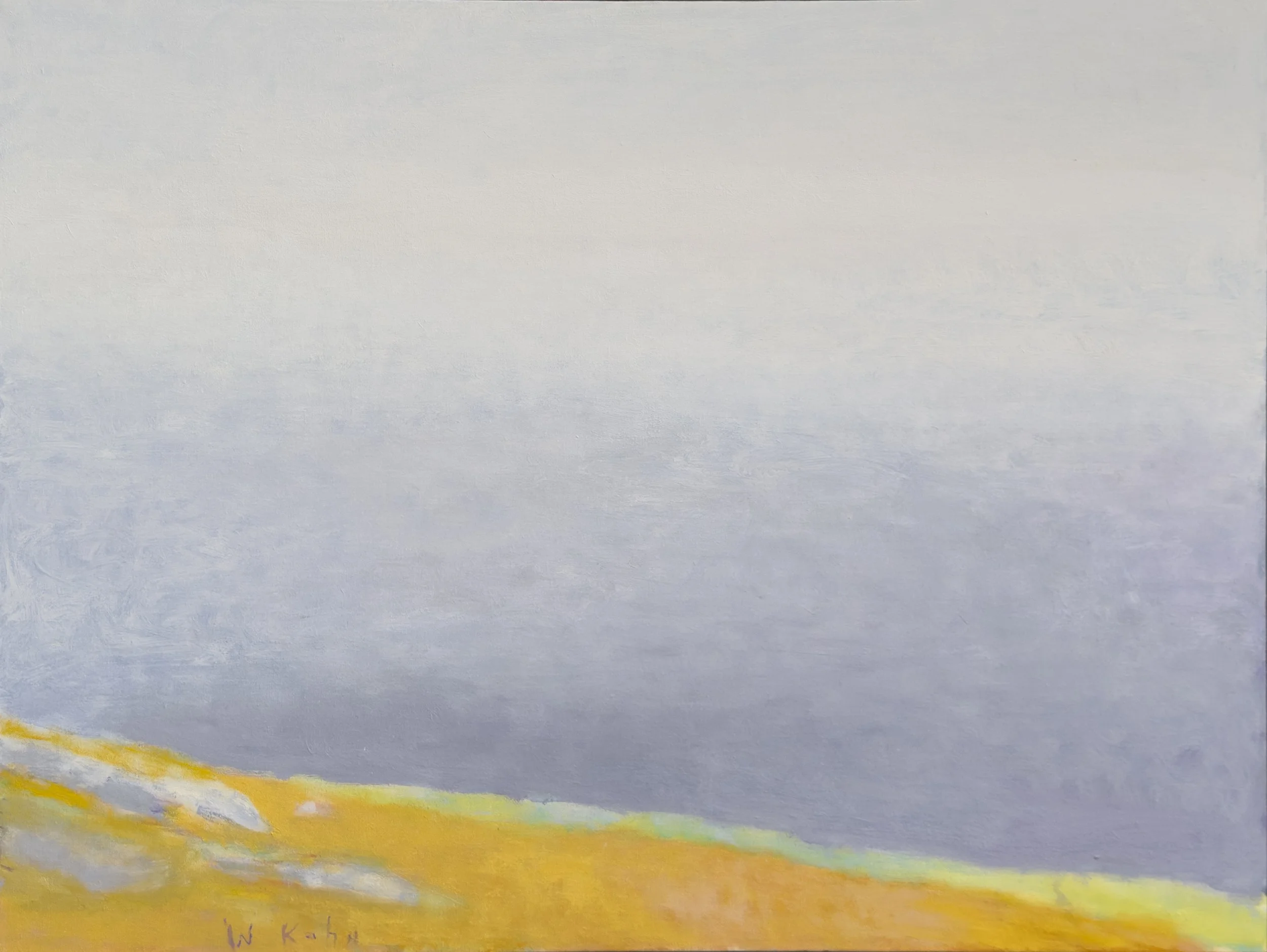 Wolf Kahn, Heavy Fog Out There, unframed.jpg