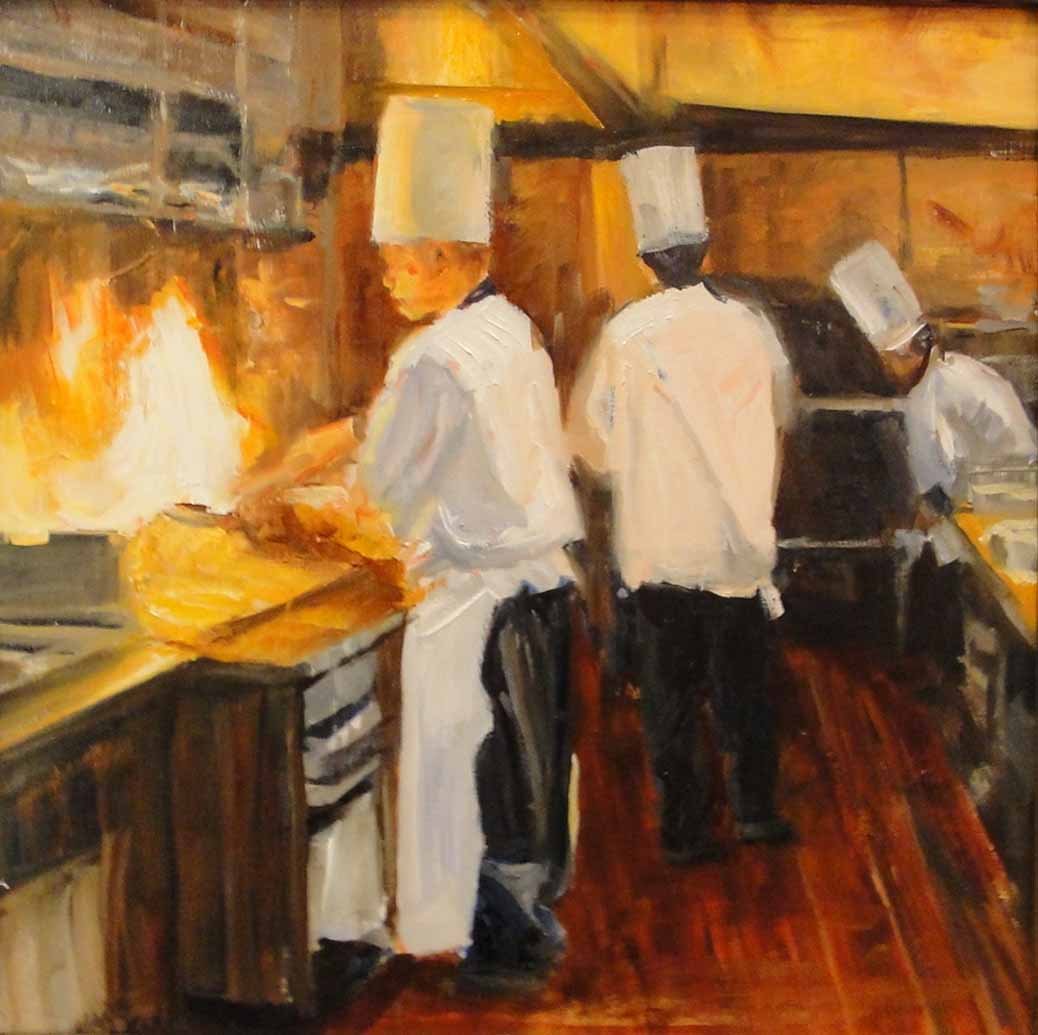 Flash in the pan, 12x12