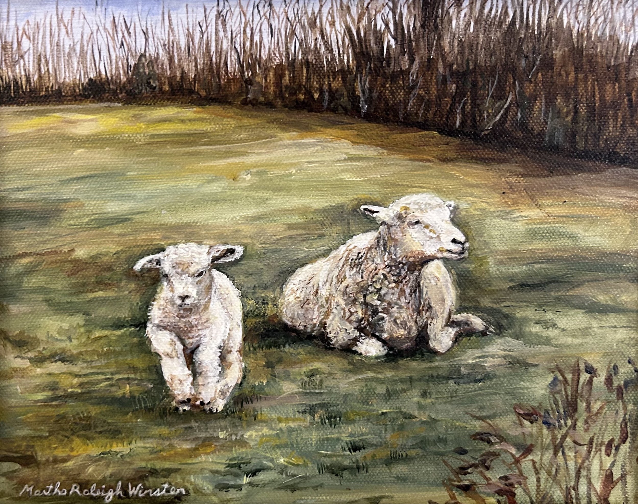 Winsten, Crazy Legs Ewe and Bouncing Lamb, 8x10.jpeg