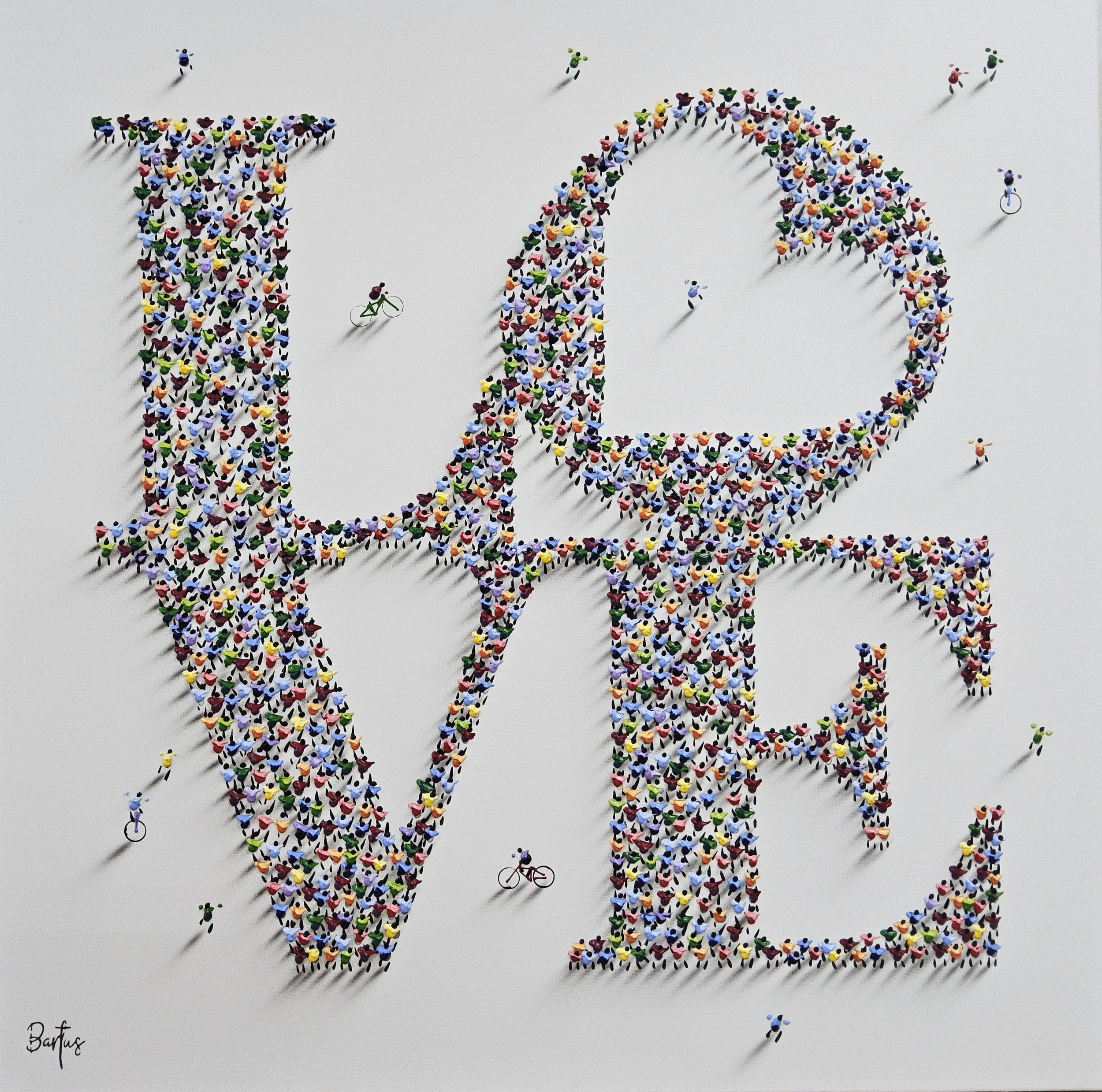 United in Love, 40x40