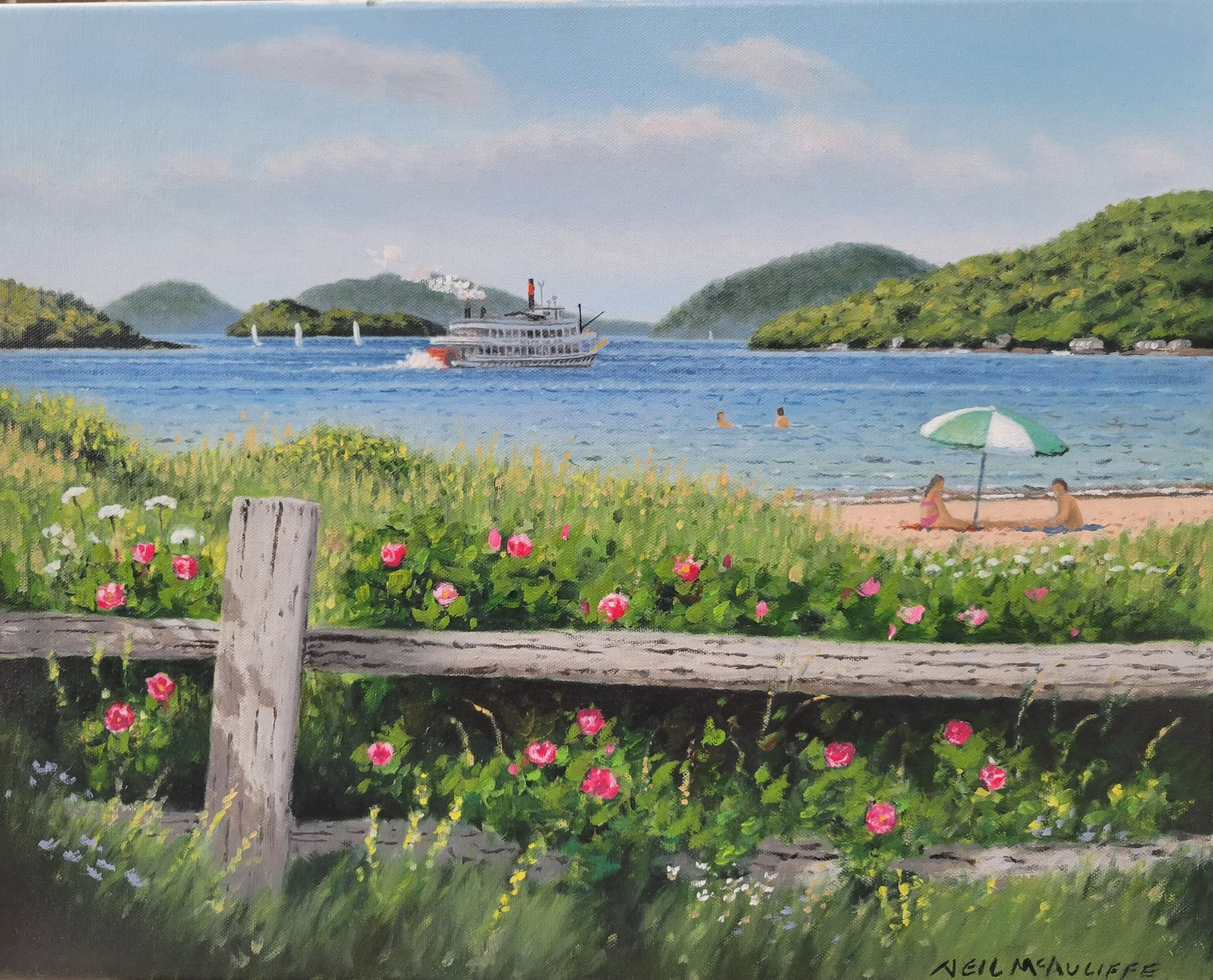 Minne Haha Million Dollar Beach View, 16x20