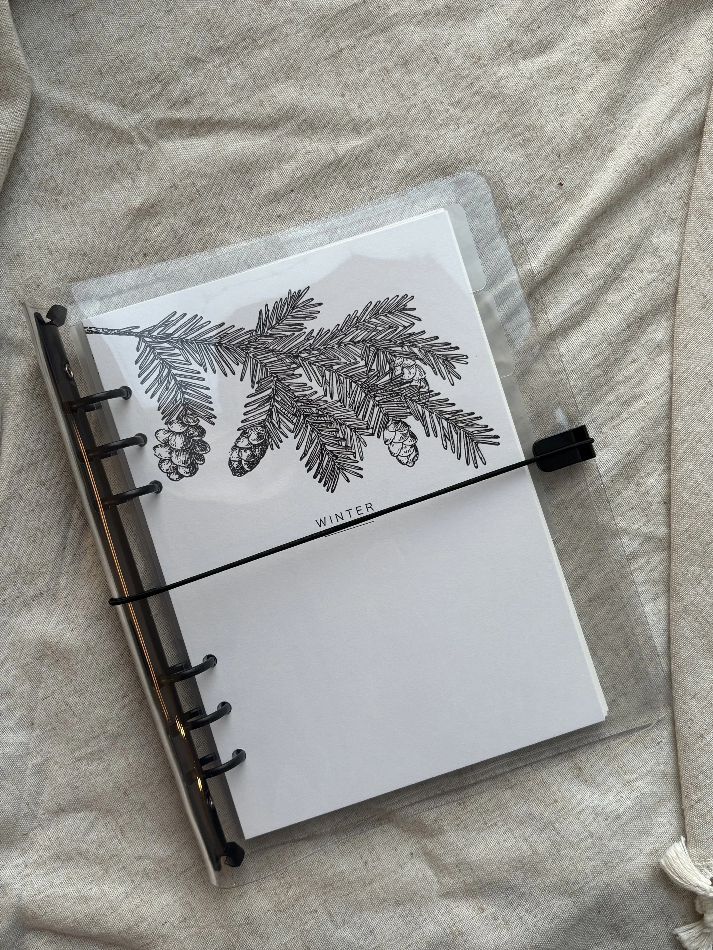 Transparante Vinyl 6-ring cover