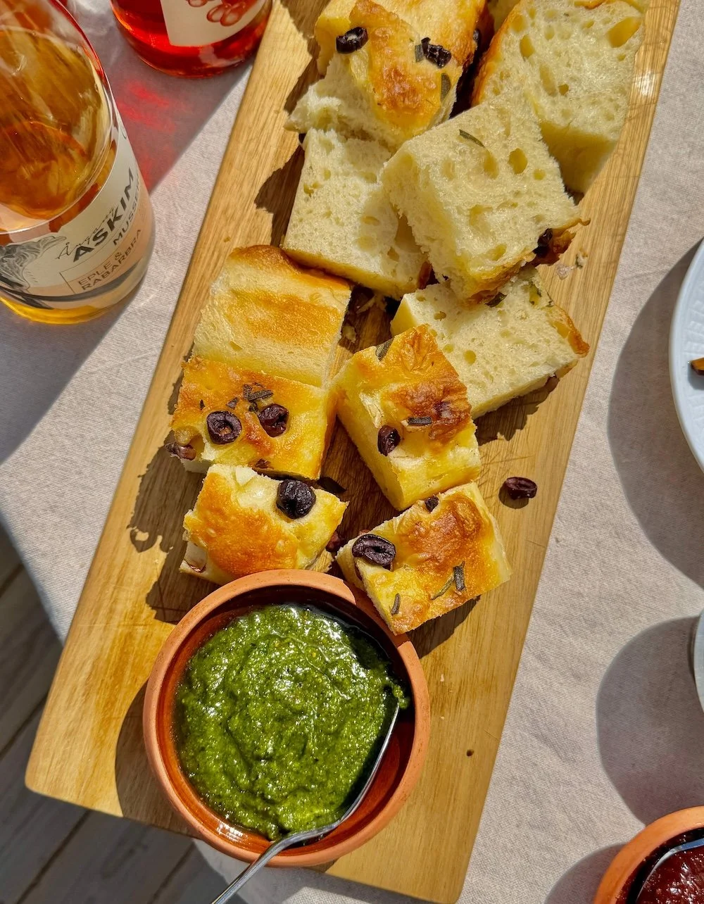 Pesto med pistasjnøtter