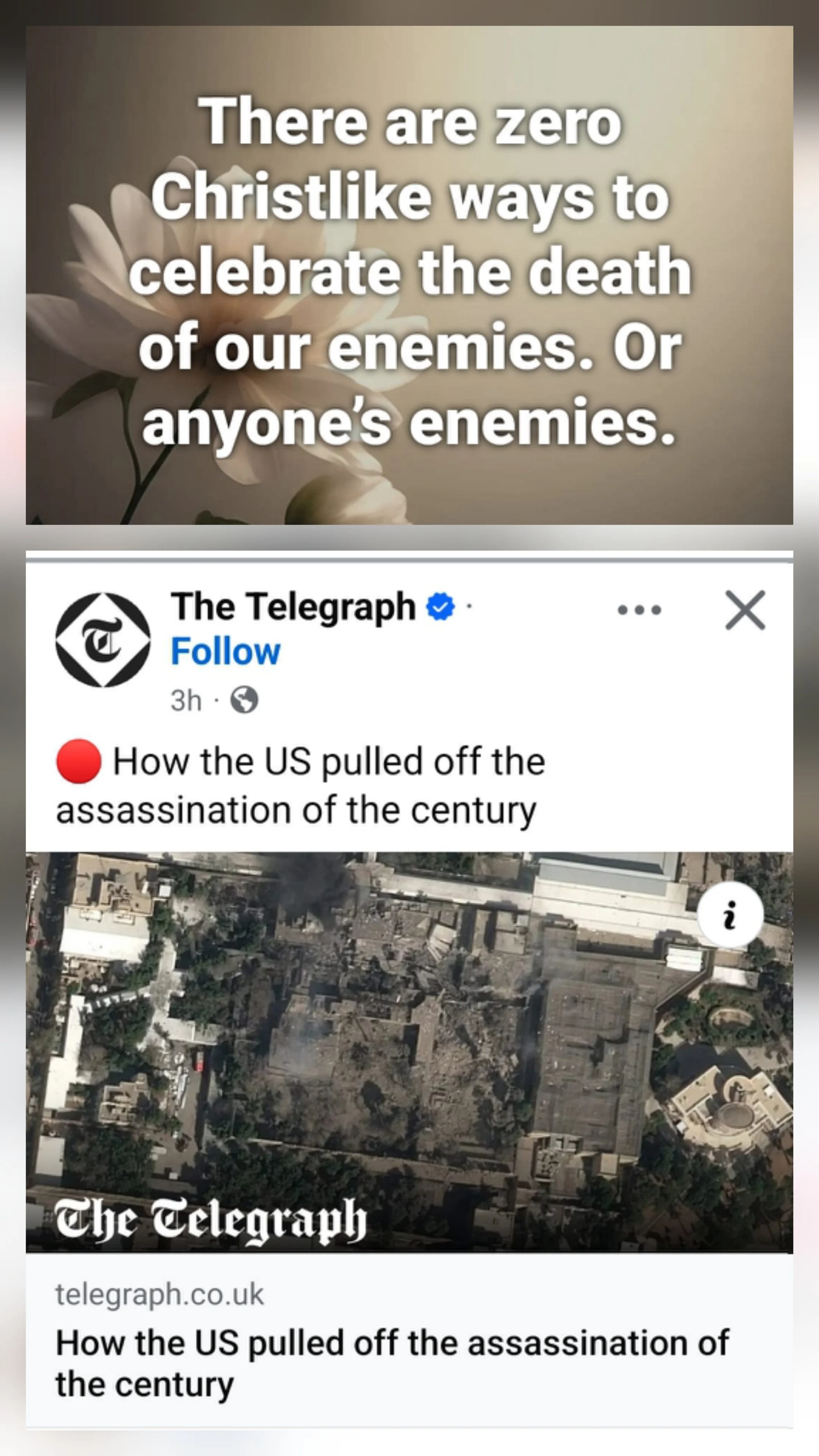 Snapshot of a timeline