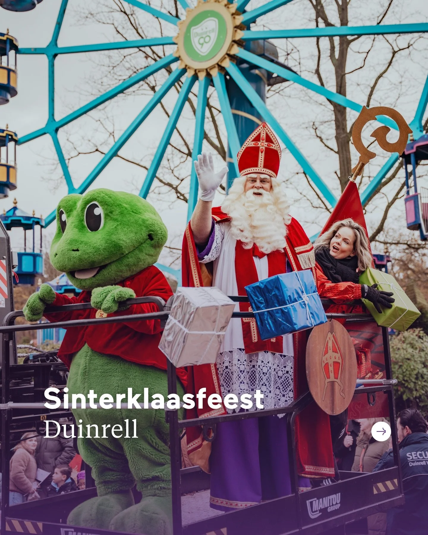 Dit Sinterklaasfeest wil je voor 2026 alvast inplannen. 😉 🎁✨

Weinig tijd om zelf een Sinterklaasfeest te organiseren, maar wil je volgend jaar w&eacute;l iets bijzonders doen voor collega&rsquo;s en hun gezinnen? Dan is @Duinrell d&eacute; plek.


