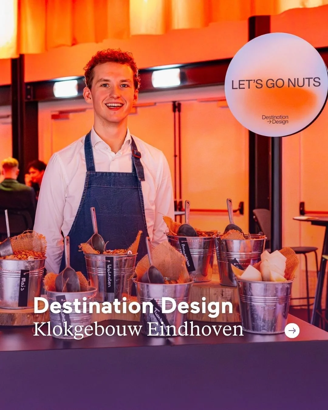 Destination Design 2026: hospitality die blijft hangen. 🛋️

Drie dagen @Destination Design in het Klokgebouw Eindhoven vol inspiratie, idee&euml;n en ontmoeten. Wij gaven elk moment van de dag een eigen smaak.

Verschillende culinaire concepten verr