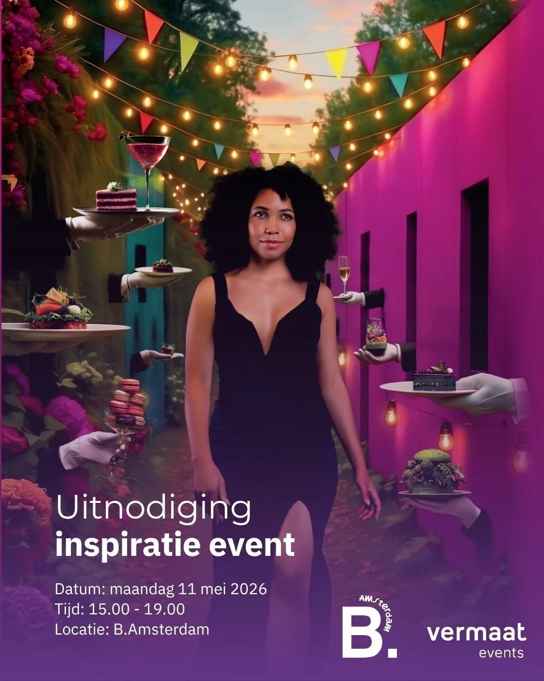 Op 11 mei openen we de deuren van ons jaarlijkse Inspiratie Event.

Wat je kunt verwachten?
&rarr; Nieuwe culinaire concepten
&rarr; Verrassende smaakcombinaties
&rarr; Eventtrends die je morgen al toepast

Samen met trendwatcher @gijsbregt duiken we