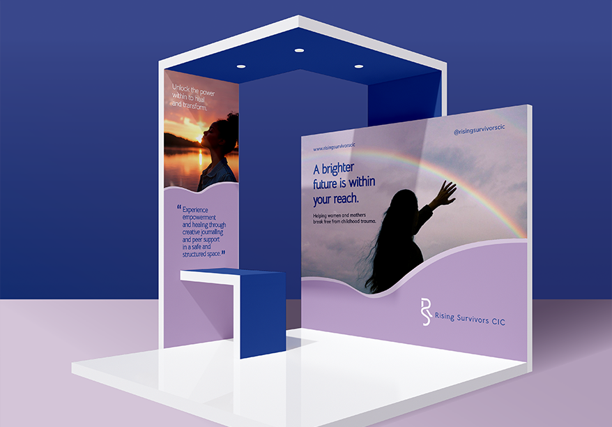 Wellbeing community organisation expo stand