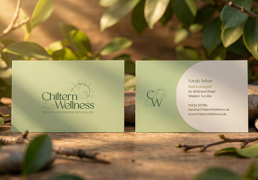Reflexologist Business Cards Design