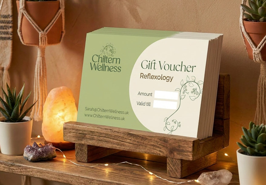Reflexologist Vouchers Design
