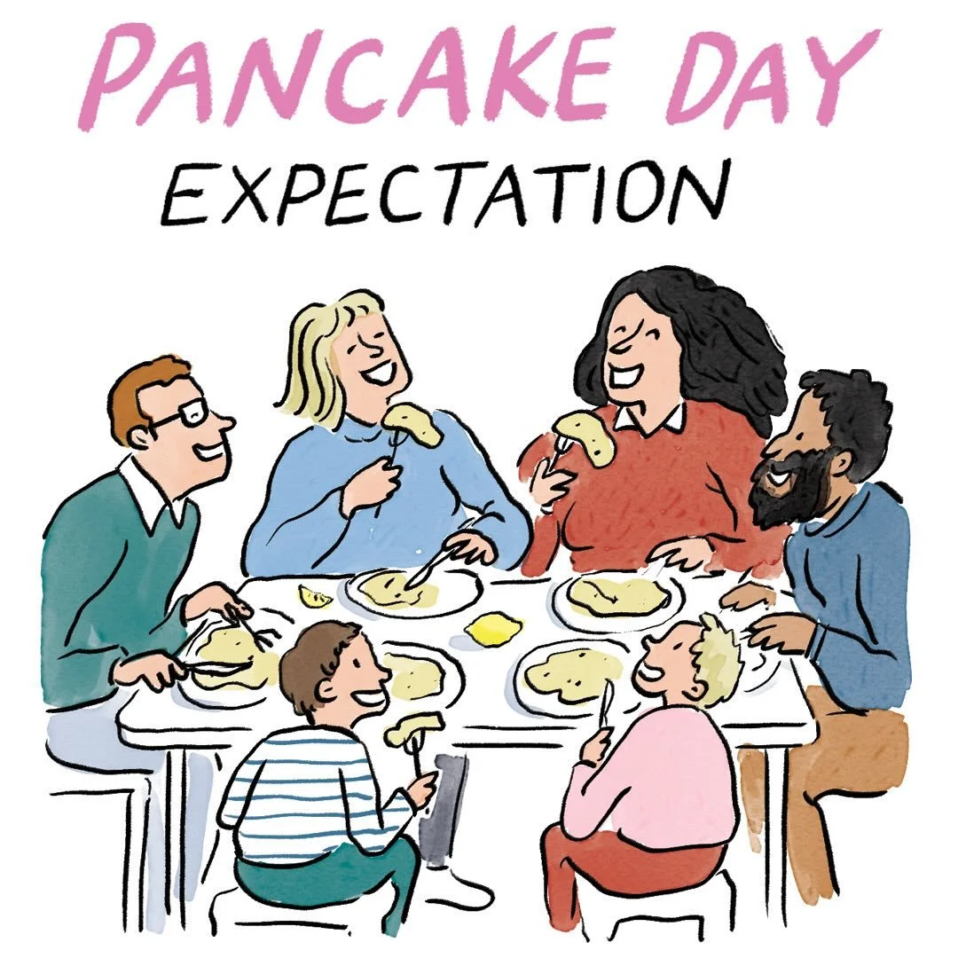 It&rsquo;s PPPPPPPP-PANCAKE DAY! 🥞 
Cartoon for the @gdnsaturday mag in the @guardian